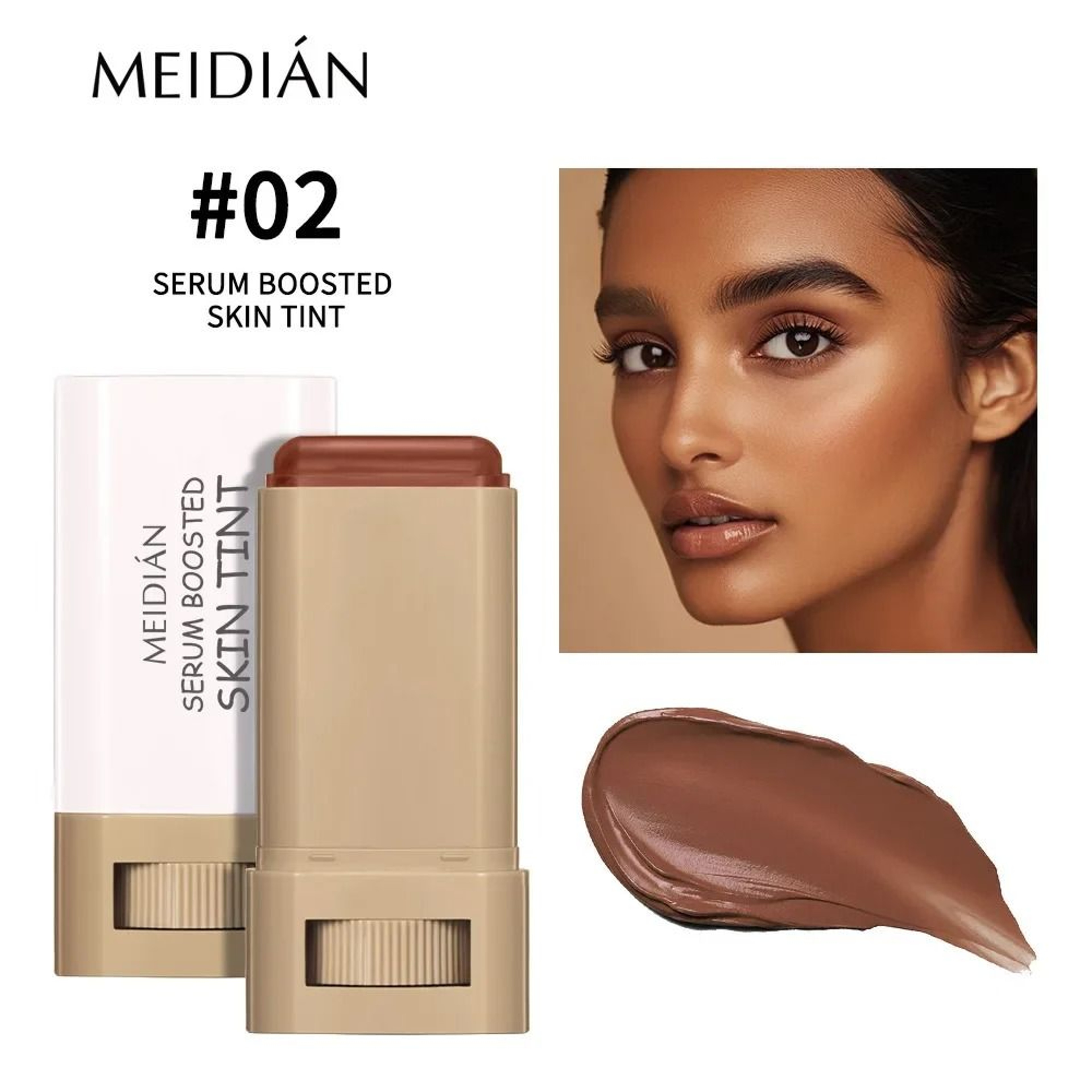 Long Lasting Foundation Makeup Stick With Built In Blending Brush Concealer Coverage 19