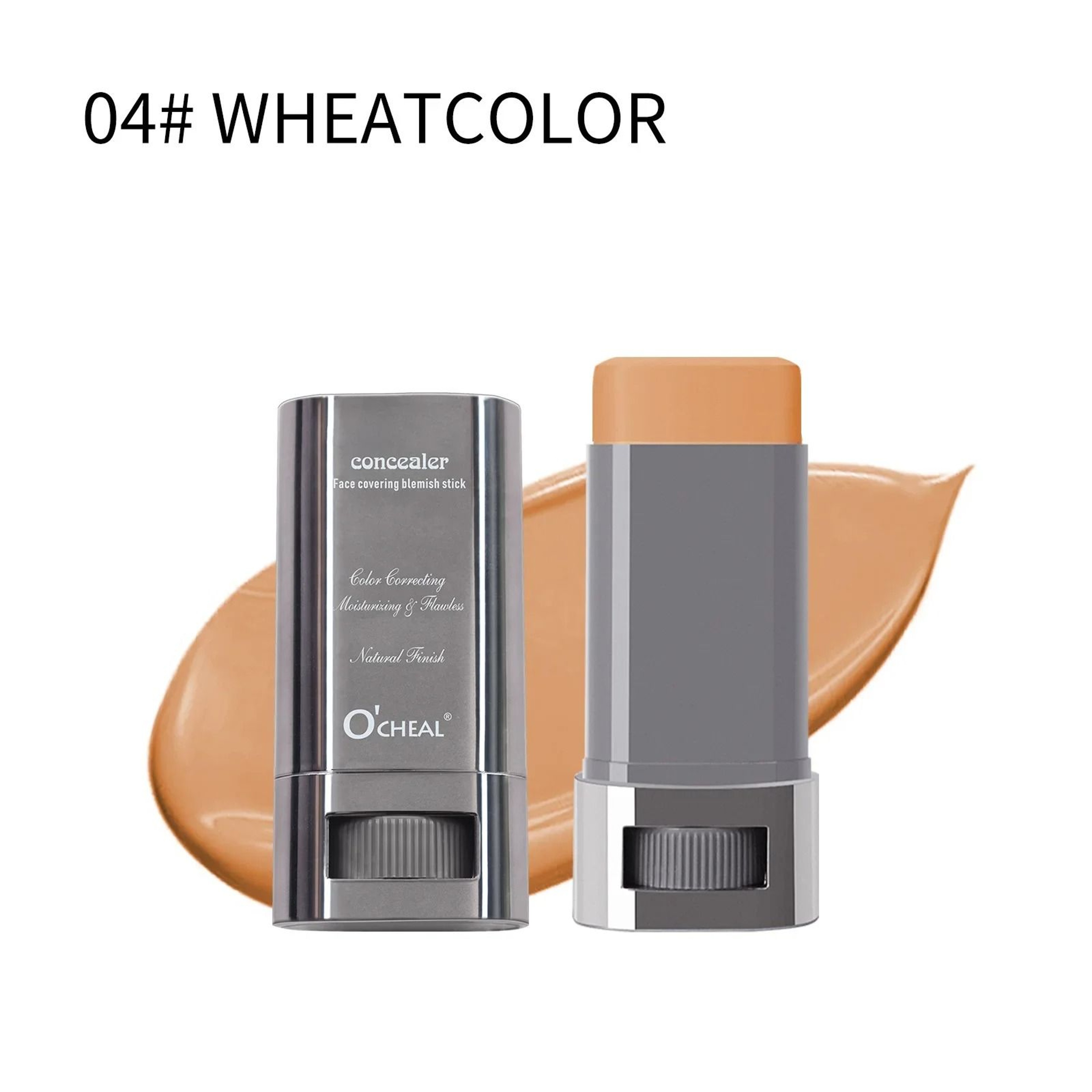 Long Lasting Foundation Makeup Stick With Built In Blending Brush Concealer Coverage 26