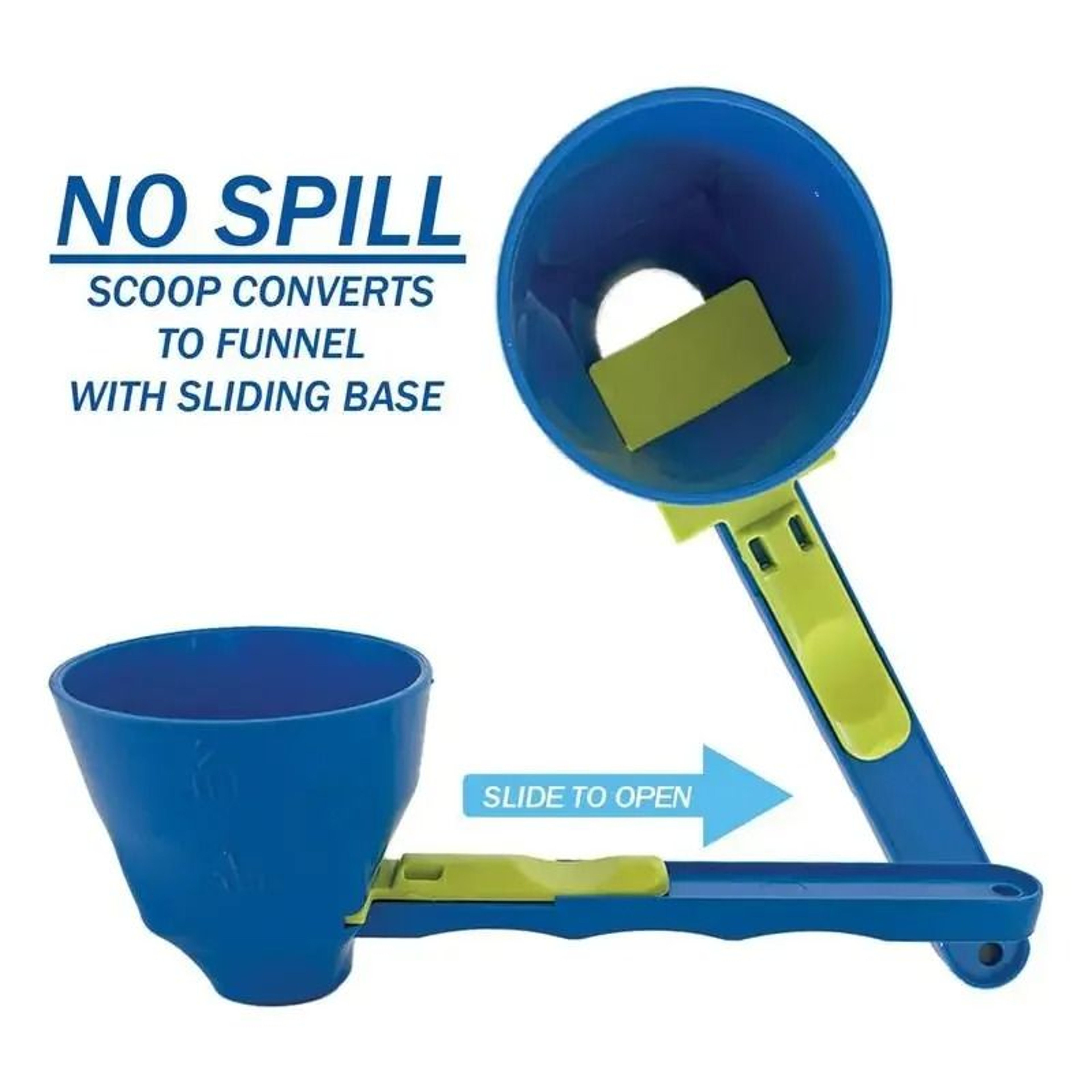 Protein Powder And Milk Powder Measuring Spoon With Sliding Funnel Design 0