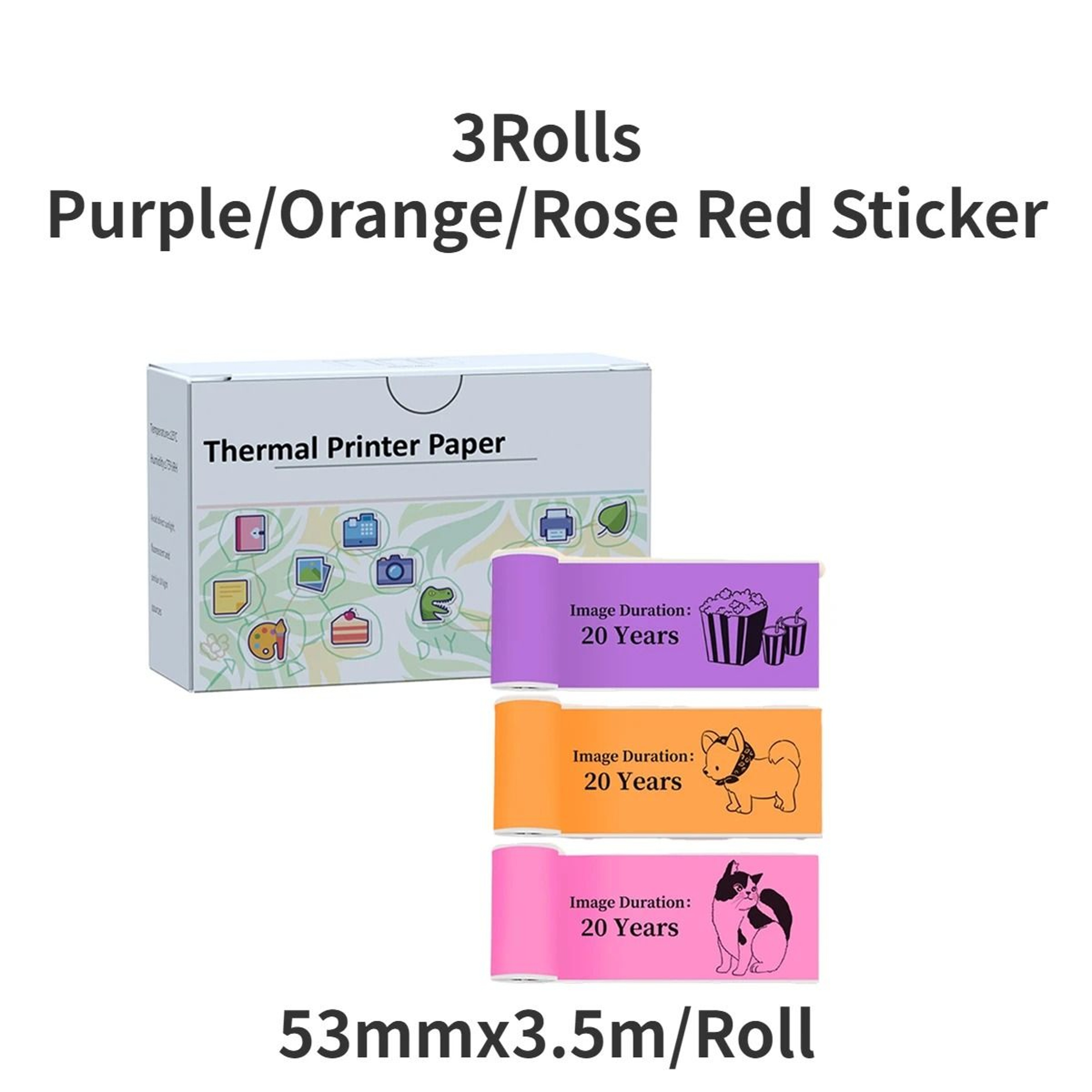 Mini Sticker Printer Inkless Thermal Pocket Bluetooth Printer For Photos And Memos 11