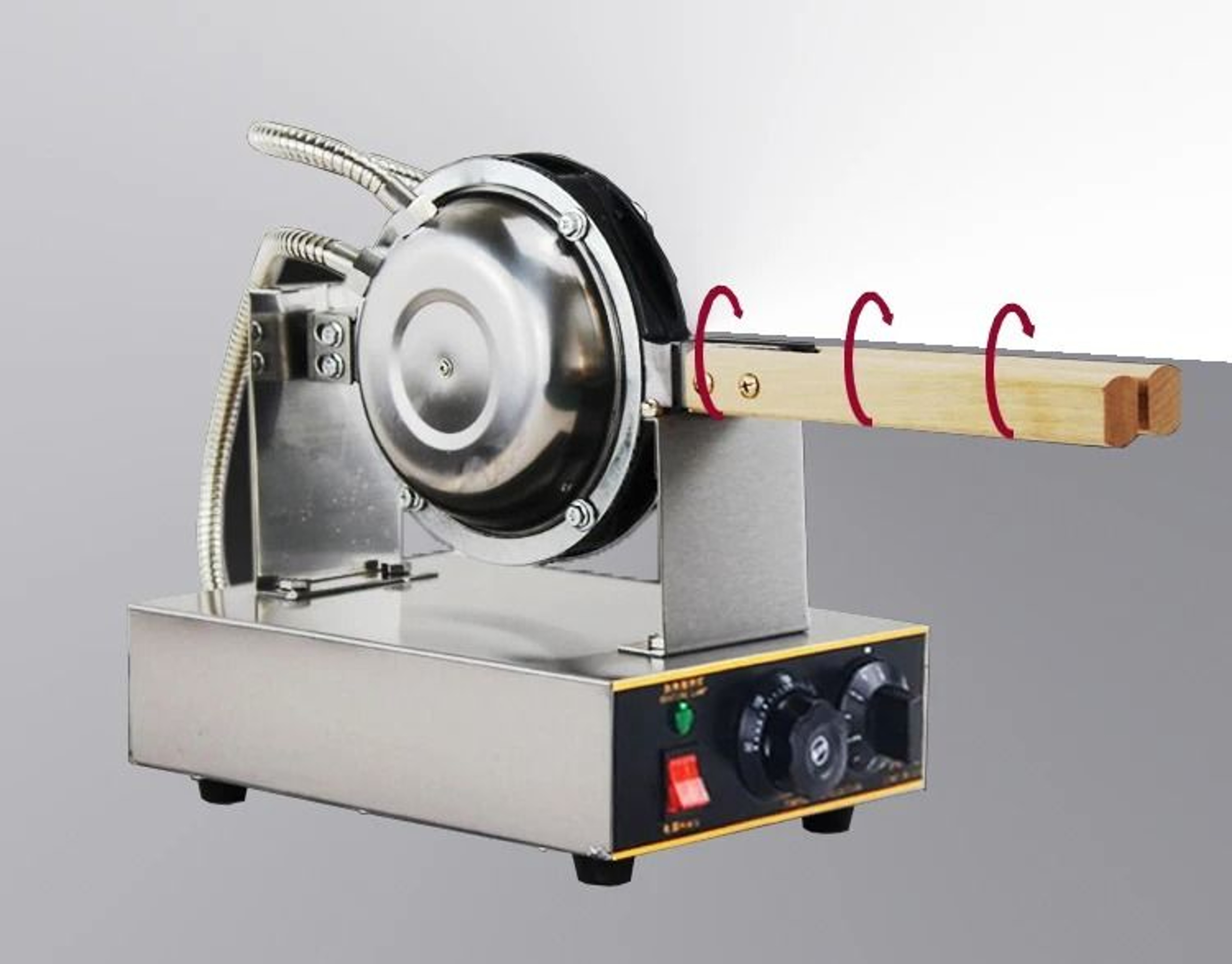 Commercial Electric Egg Bubble Waffle Maker Machine Hong Kong Eggettes Waffle Iron Cake Oven Bubble 3