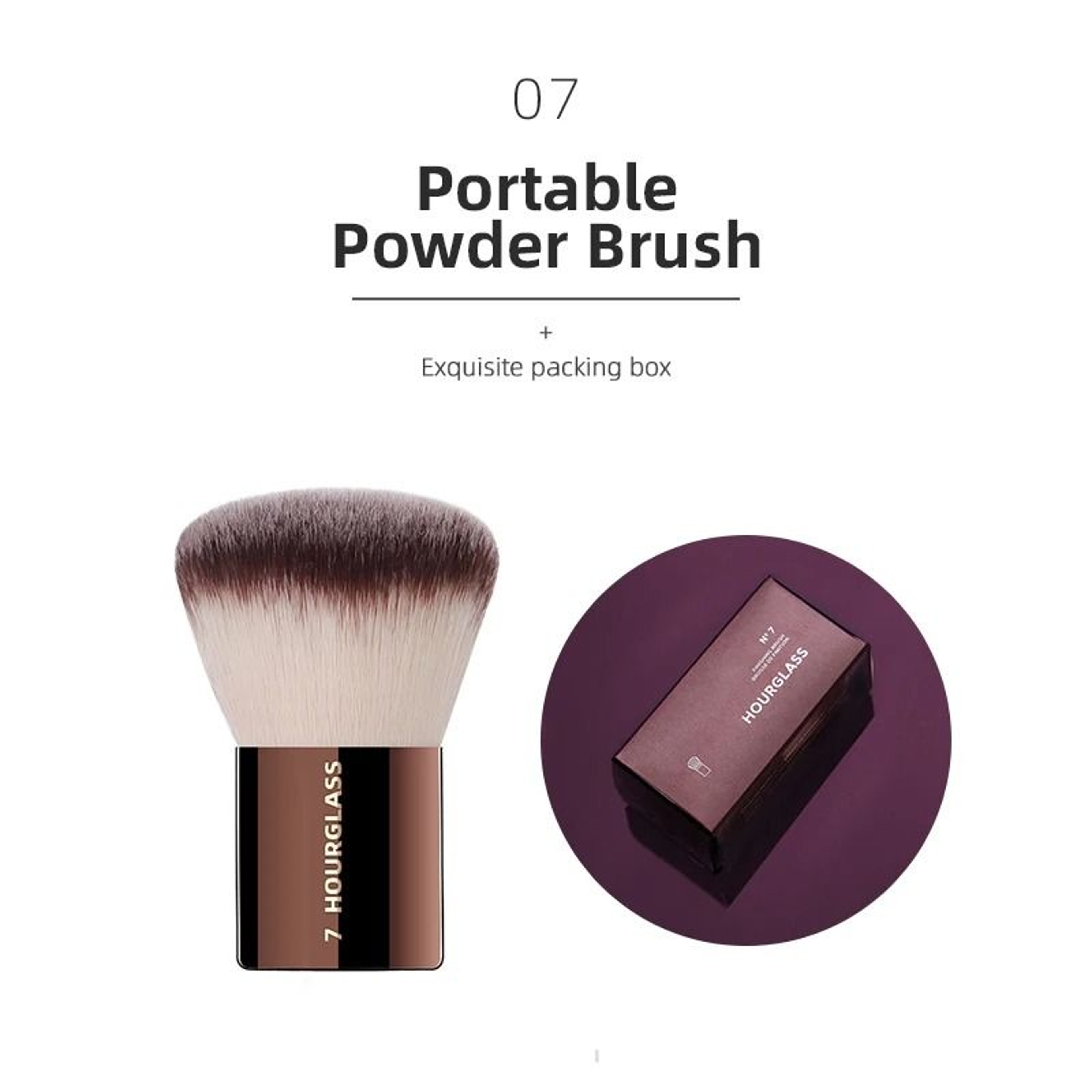 Hourglass Makeup Brush For Powder Foundation Concealer Blush Bronzer Eyeshadow 13