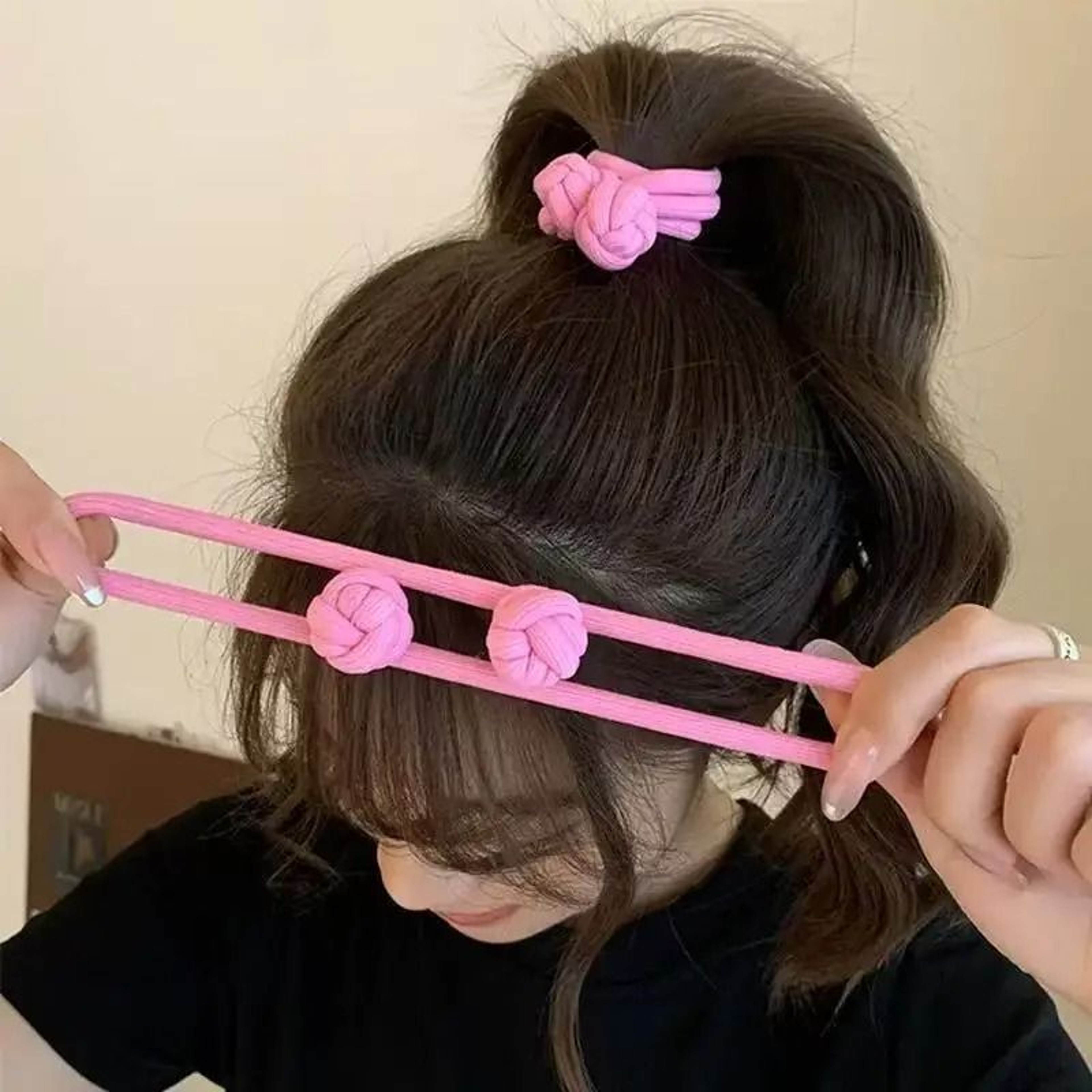 Simplicity Stretch Rubber Hair Ties For Women High Elasticity Fashion Girl Head Rope Scrunchie Hair 3