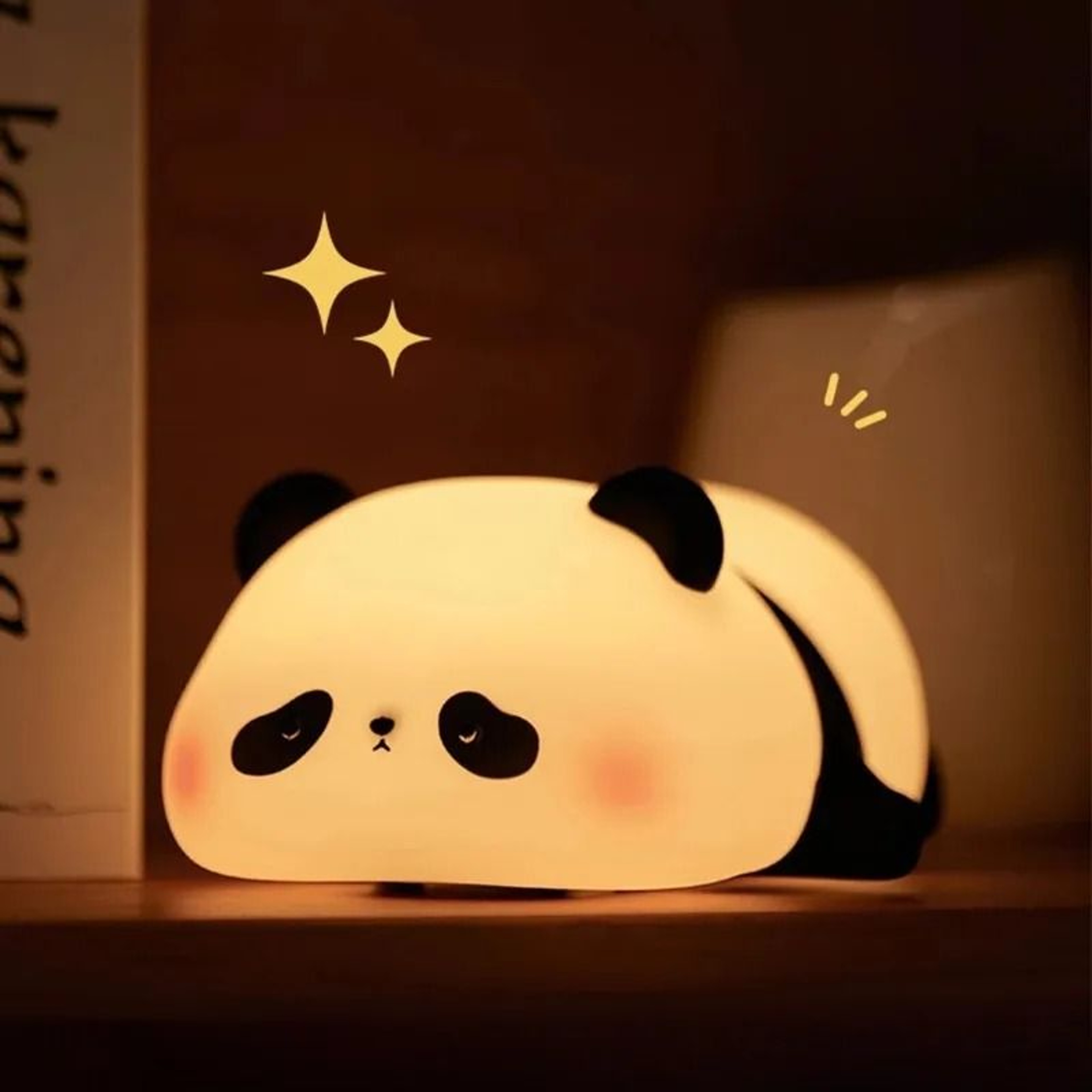 Panda Shaped LED Night Light USB Rechargeable Silicone Timer Lamp Soft Glow For Kids Bedroom And Nu 5