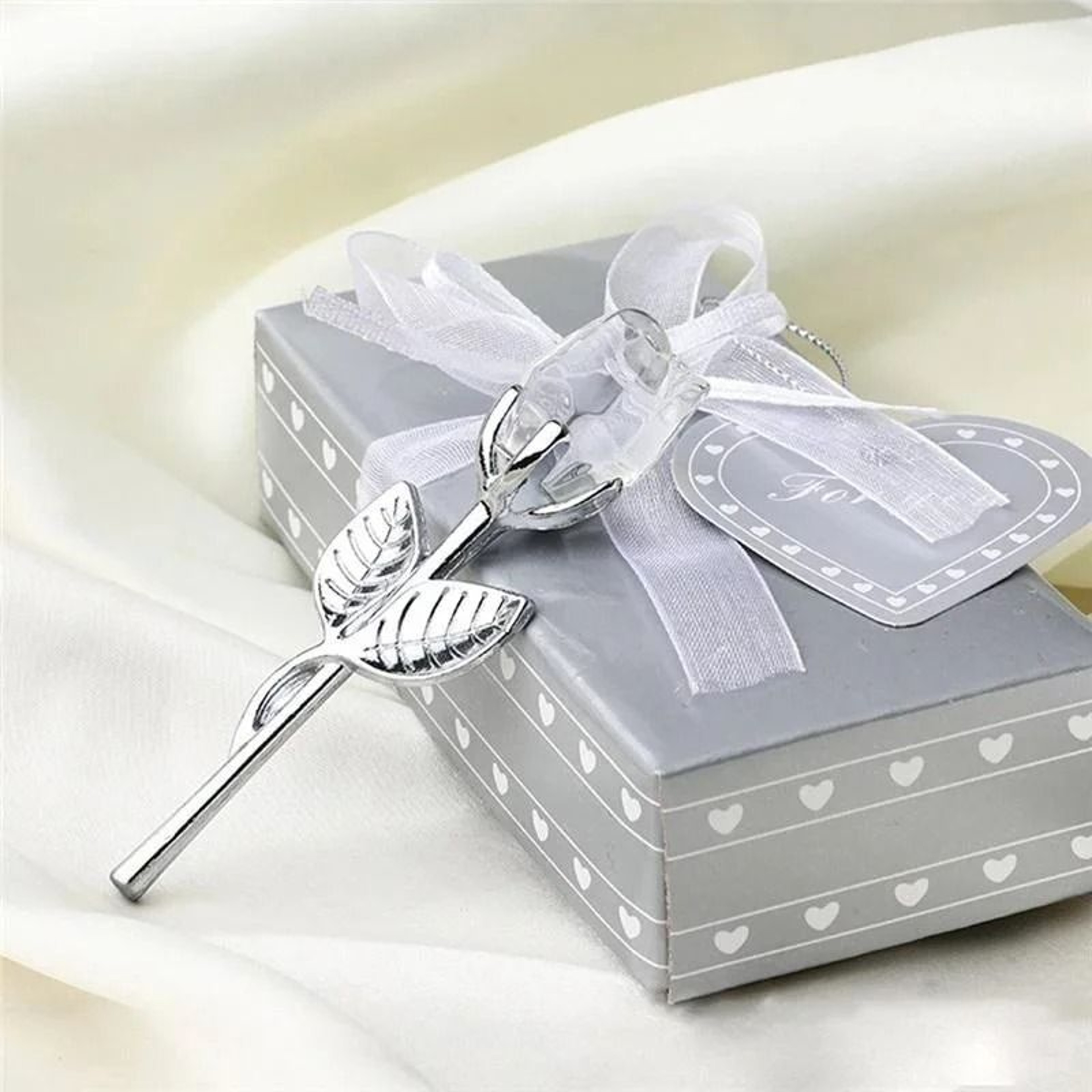 Crystal Glass Rose Flower Figurine Decorative Gift For Home And Wedding Displays 4