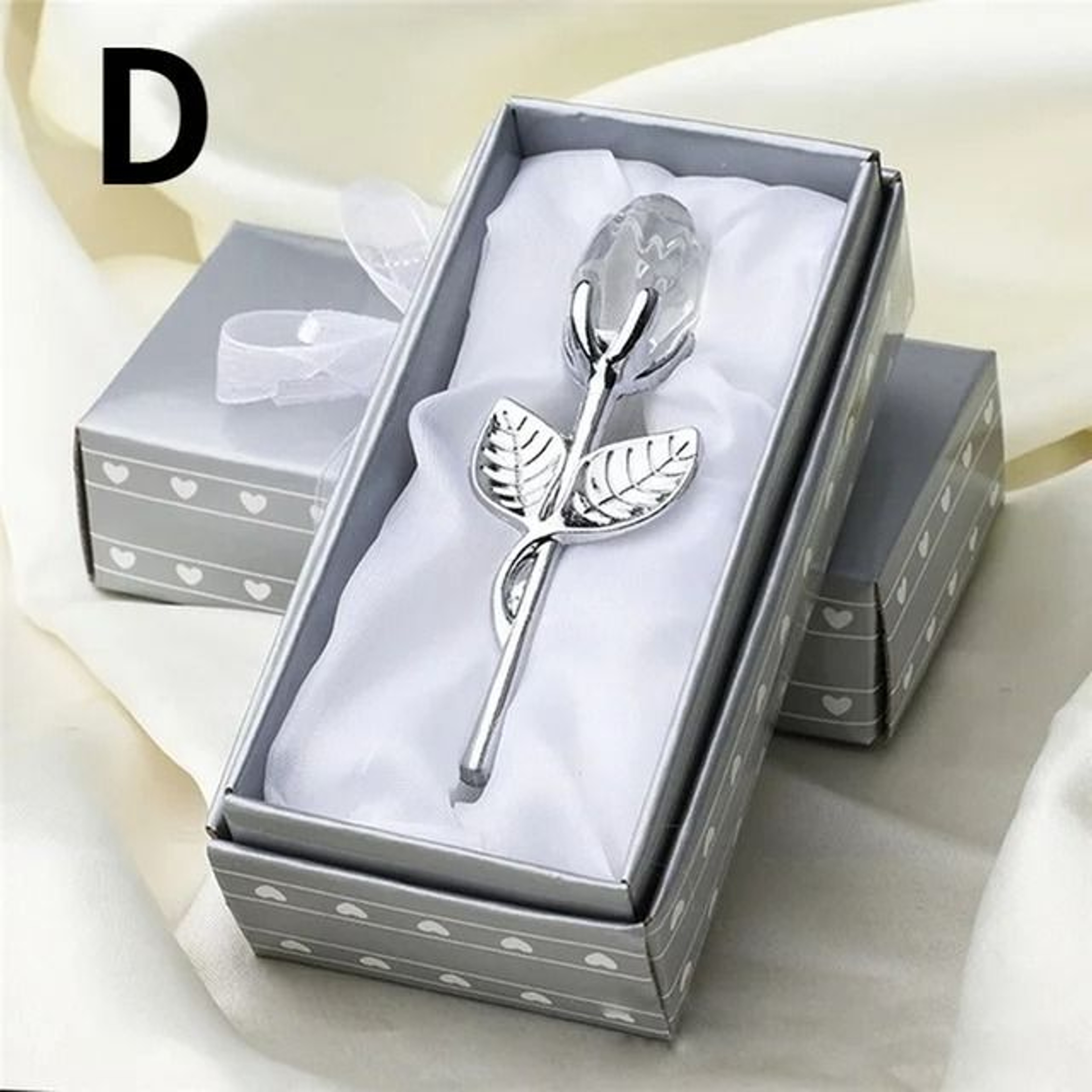 Crystal Glass Rose Flower Figurine Decorative Gift For Home And Wedding Displays 7