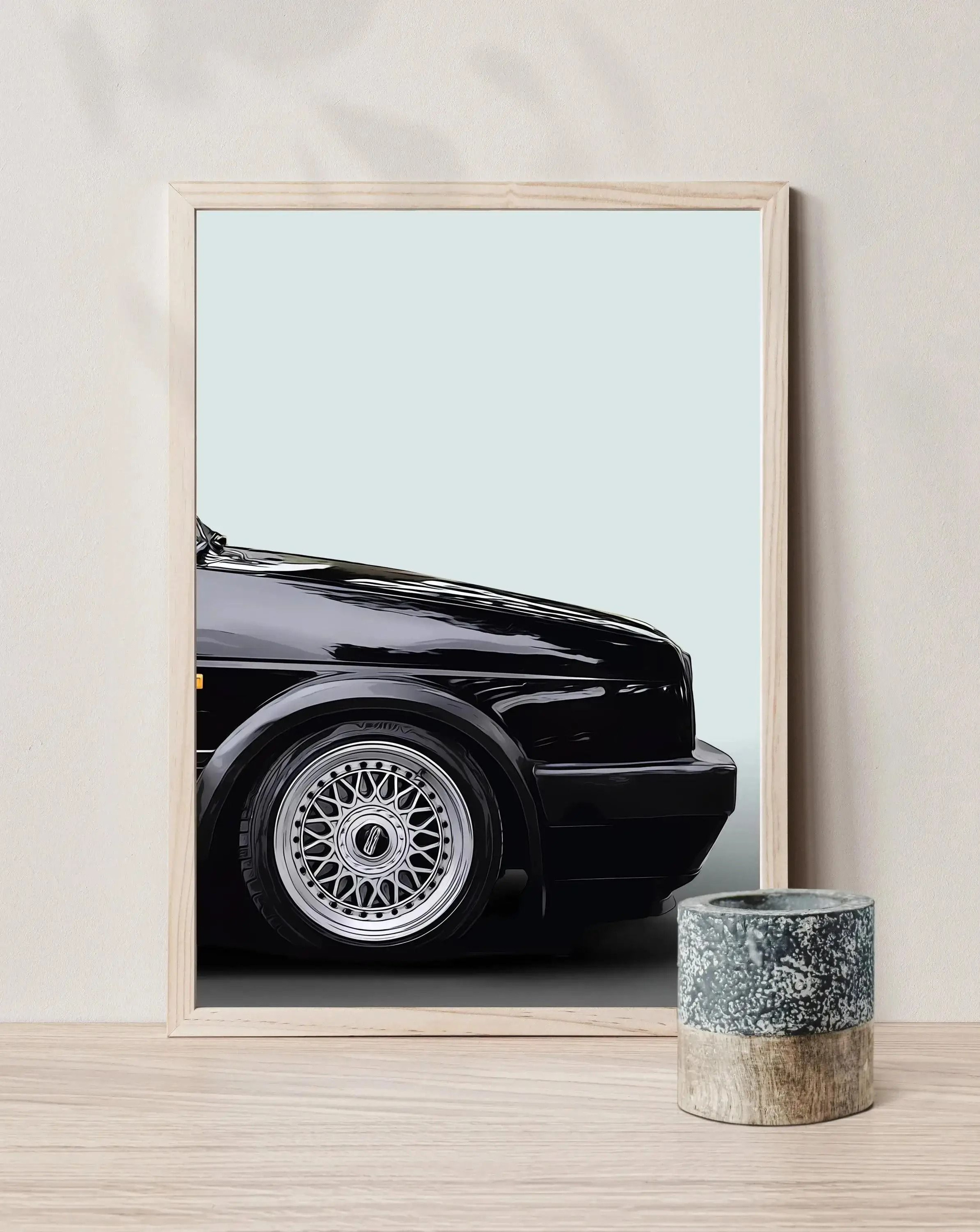 VW Golf GTI SuperCar Posters Canvas Wall Art 6