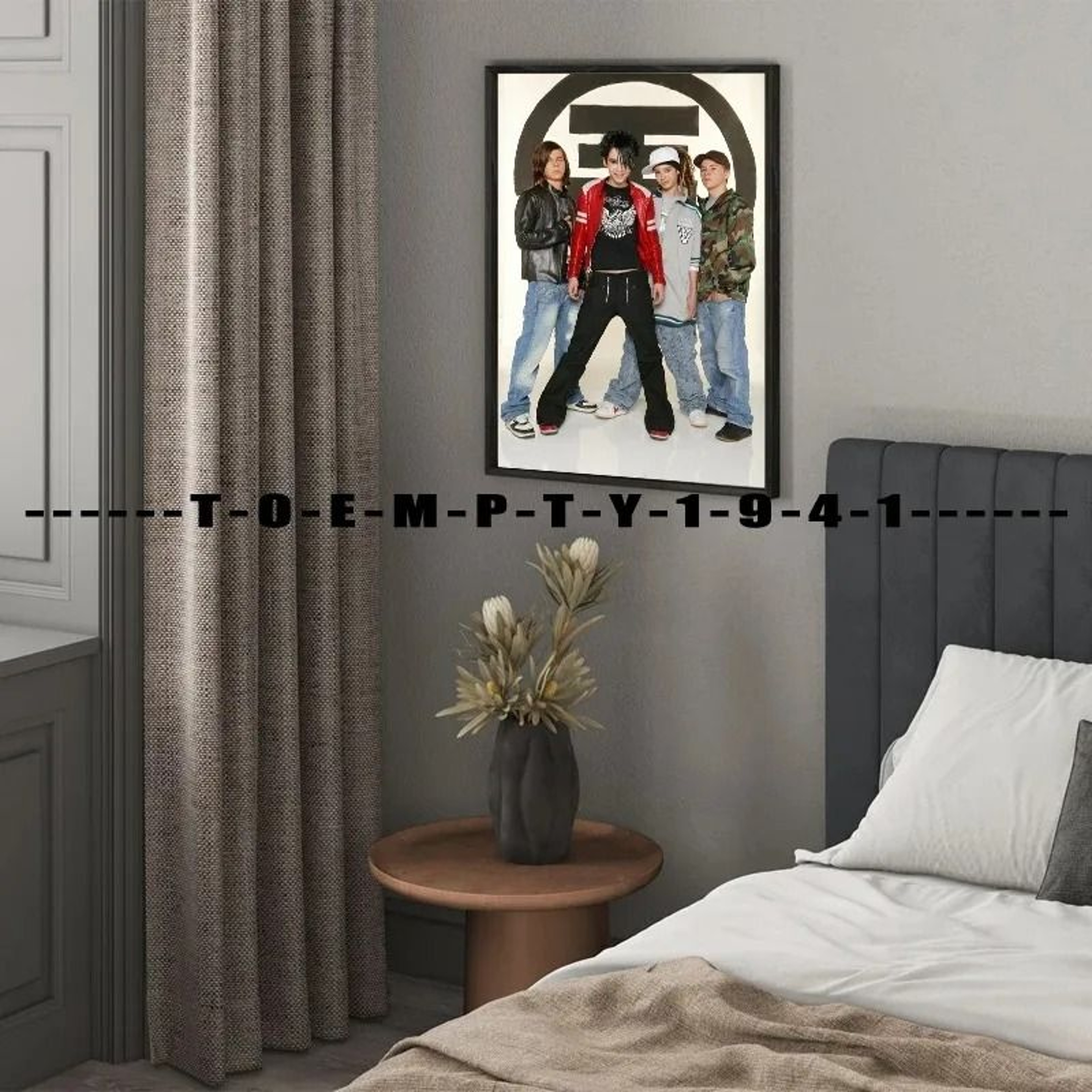 Metal Rock Band Tokio Hotel Poster Canvas Print Wall Art Decor 3