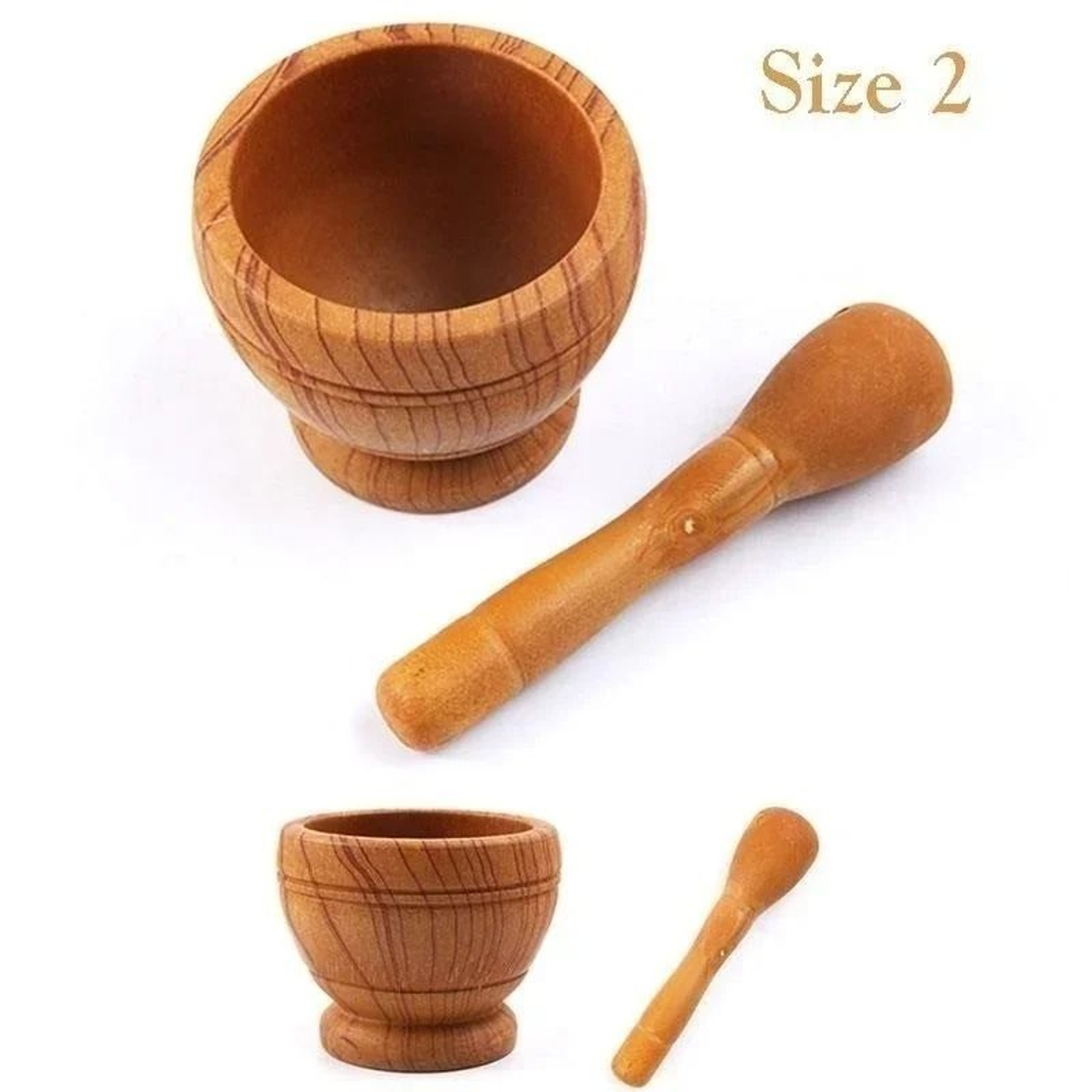 Resin Mortar And Pestle Set For Garlic Herb And Spice Grinding 8