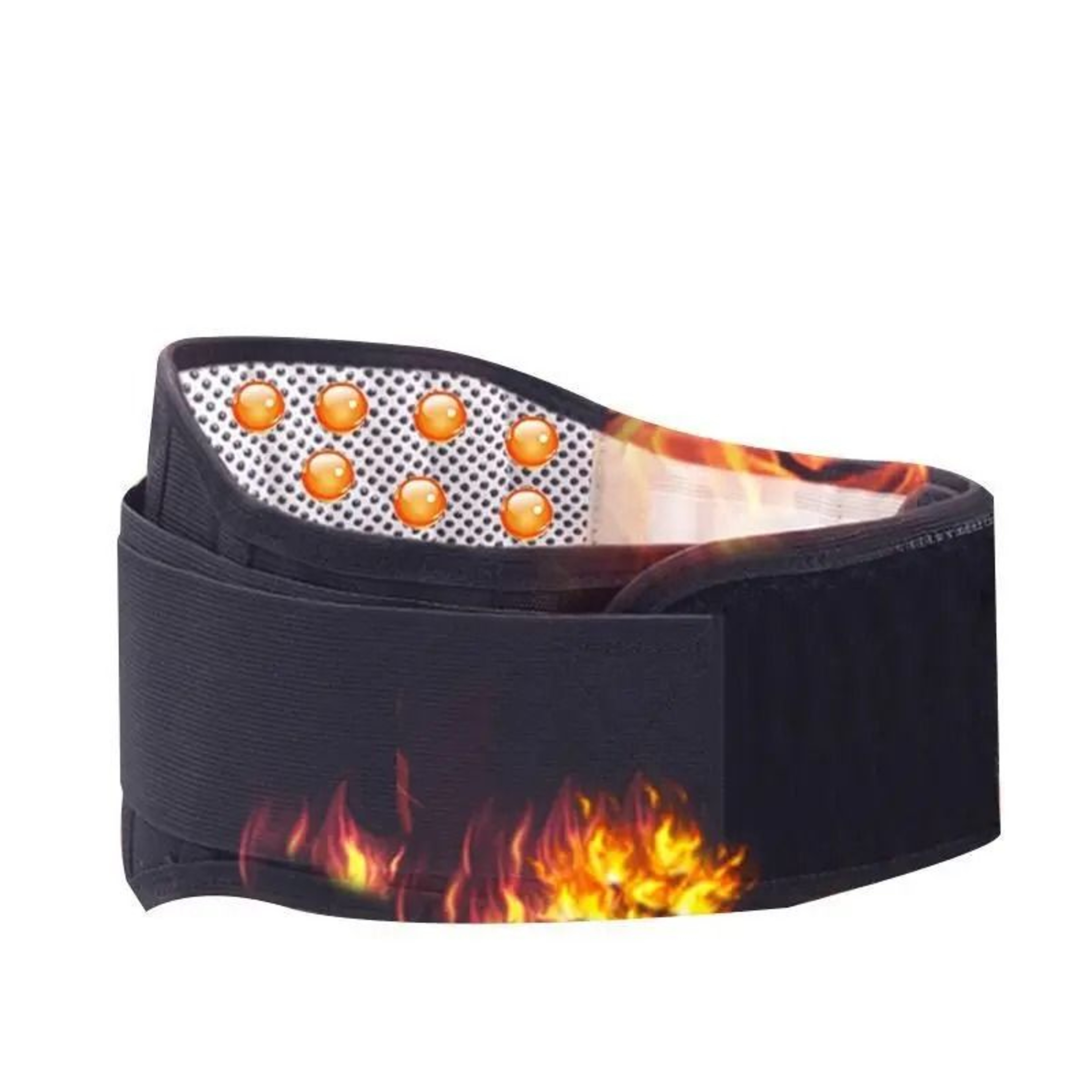 Adjustable Self Heating Lumbar Support Belt With Magnetic Back Support 2