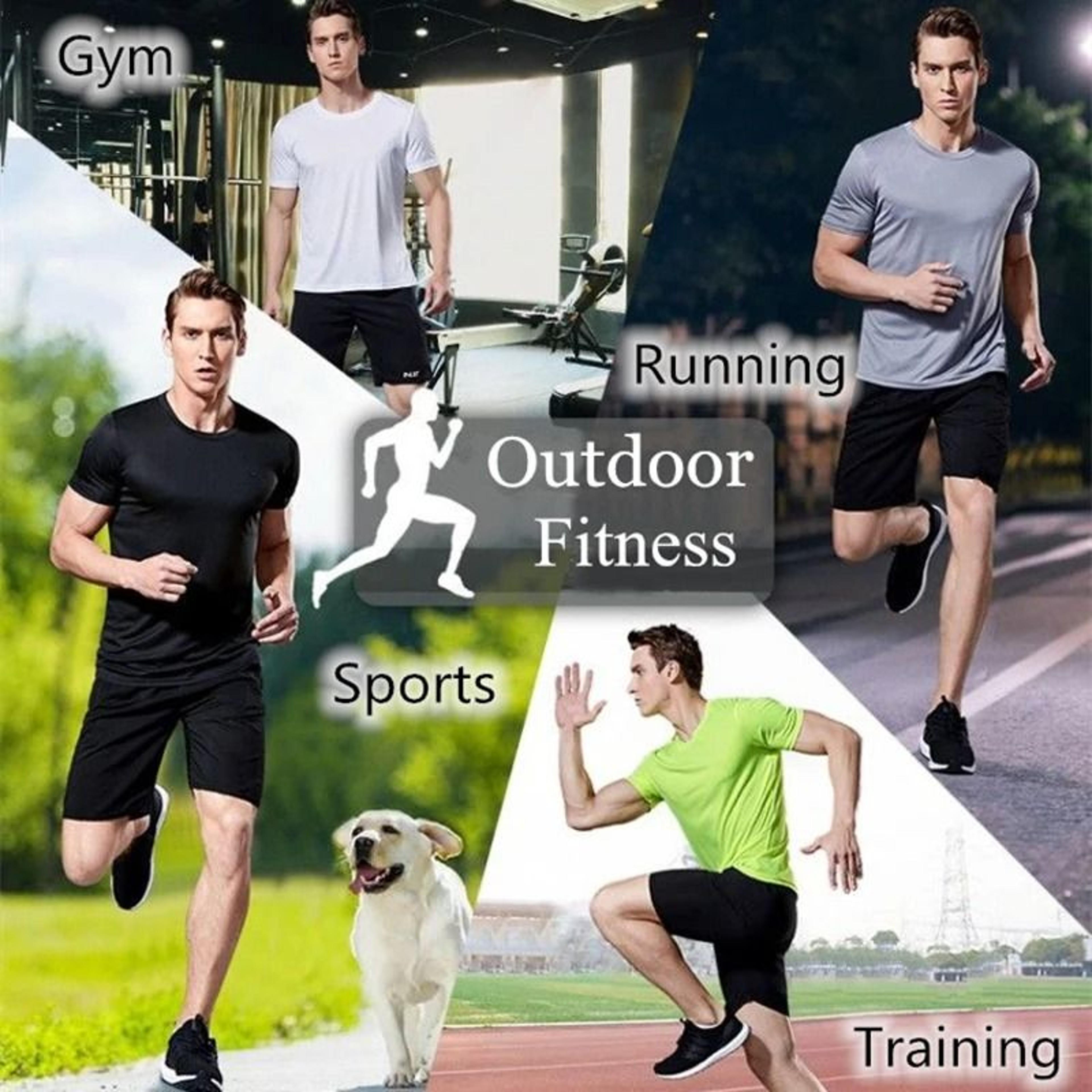 Mens Quick Dry Moisture Wicking Short Sleeve Training T Shirt For Gym And Running 5