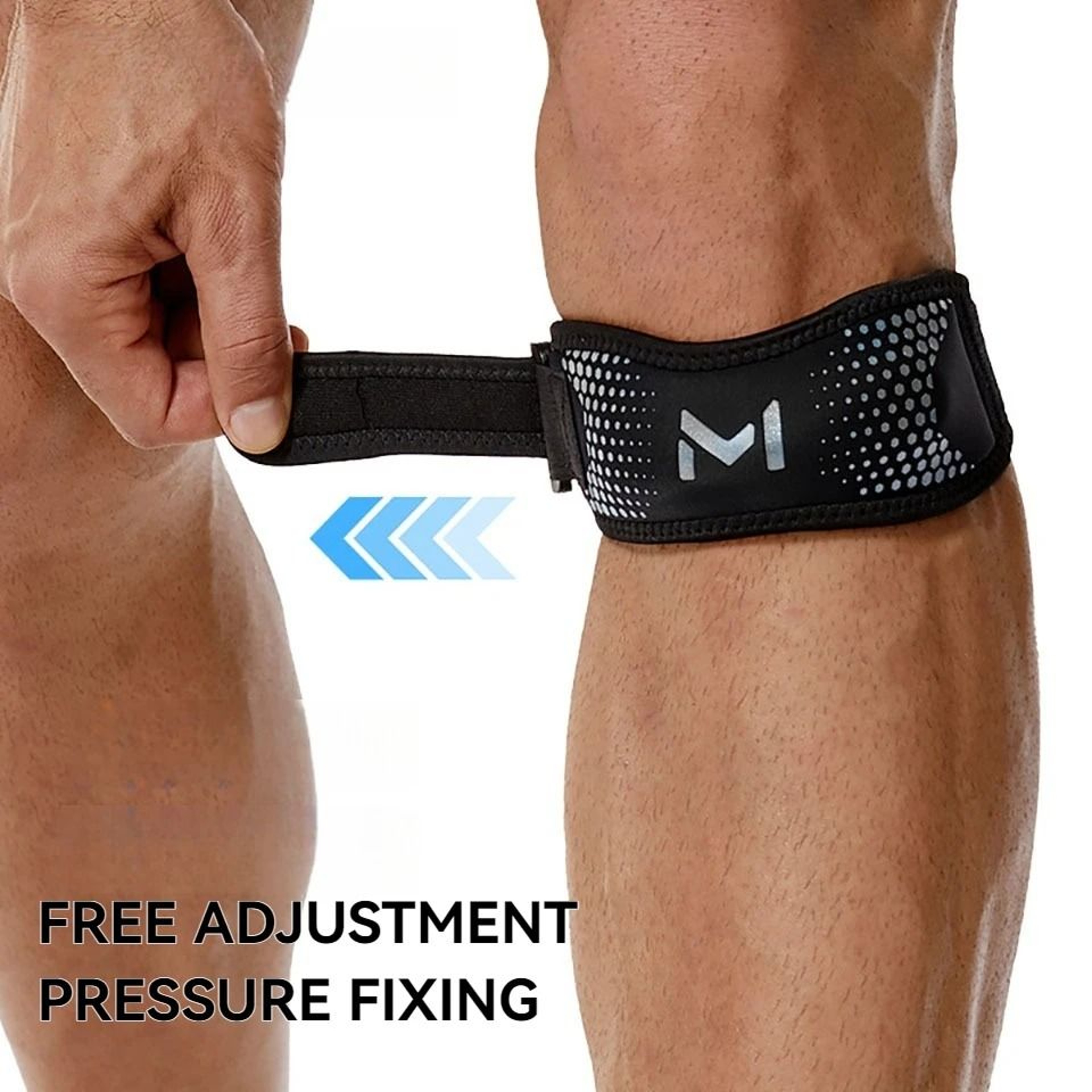 Adjustable Patella Knee Strap Patellar Tendon Support Band For Running Basketball And Fitness 3