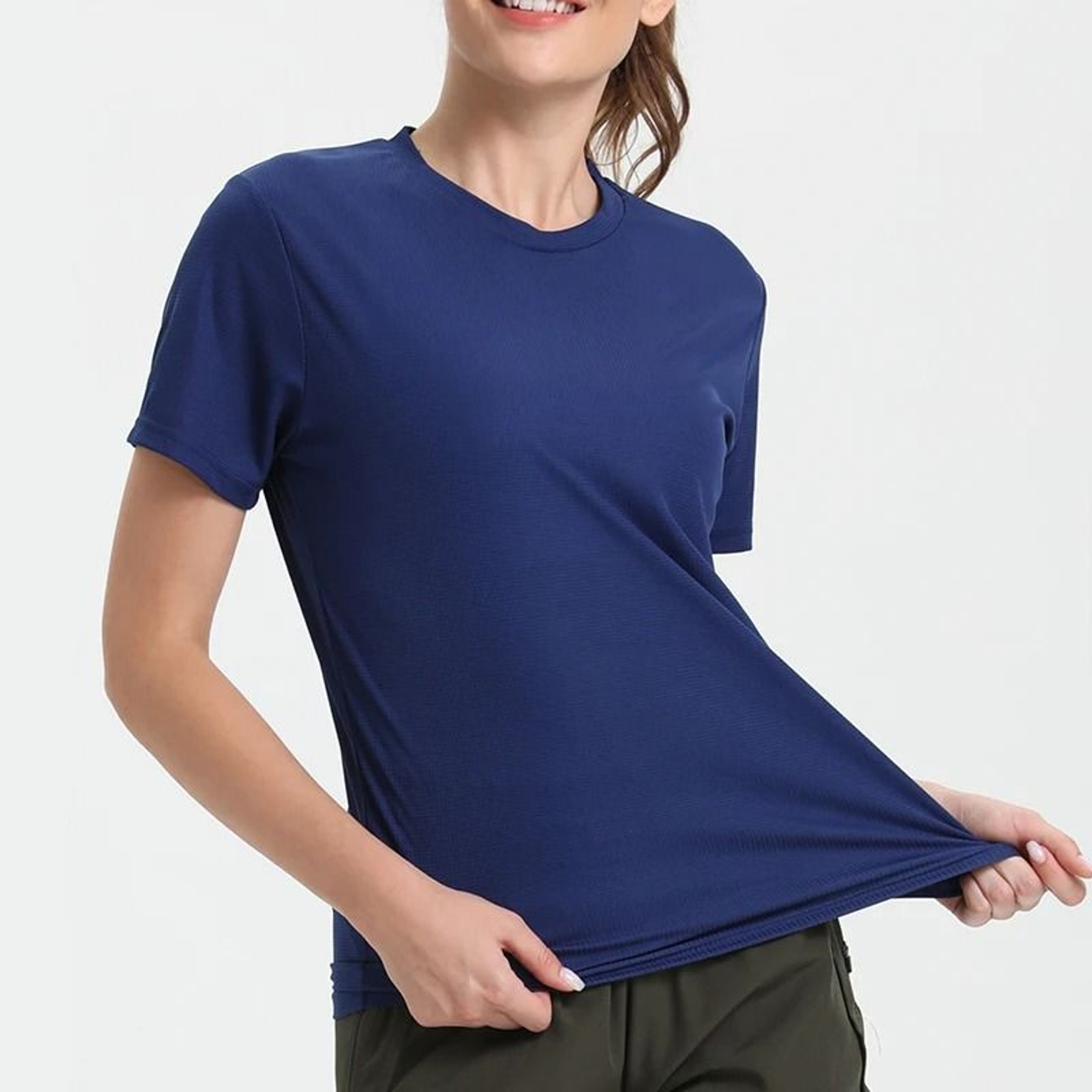 Womens Ultralight Quick Dry Sport T Shirt Breathable Running Gym Compression Shirt 6