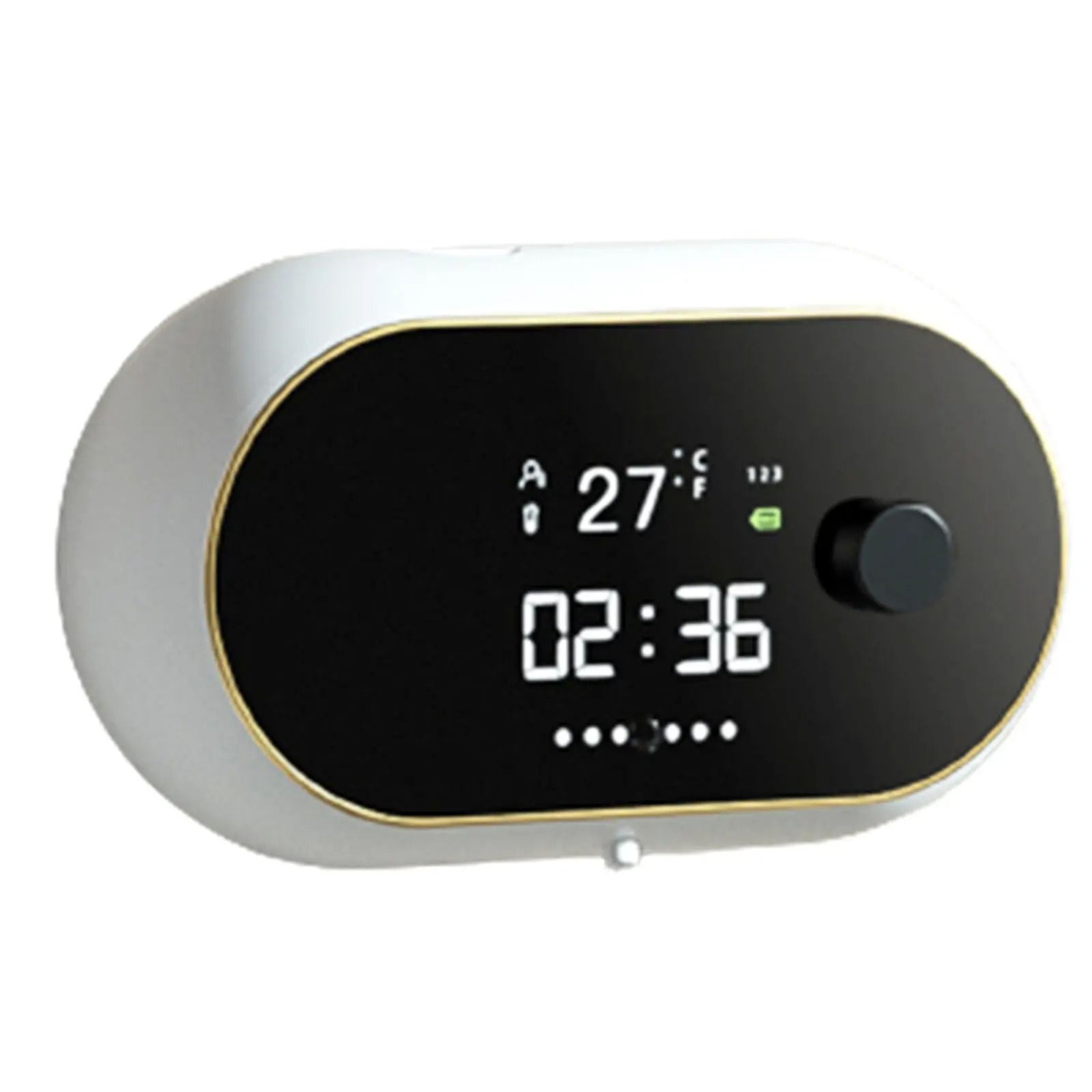 Automatic Soap Dispenser USB Charging Infrared Sensor With LED Temperature Display Wall Mount Foam  6