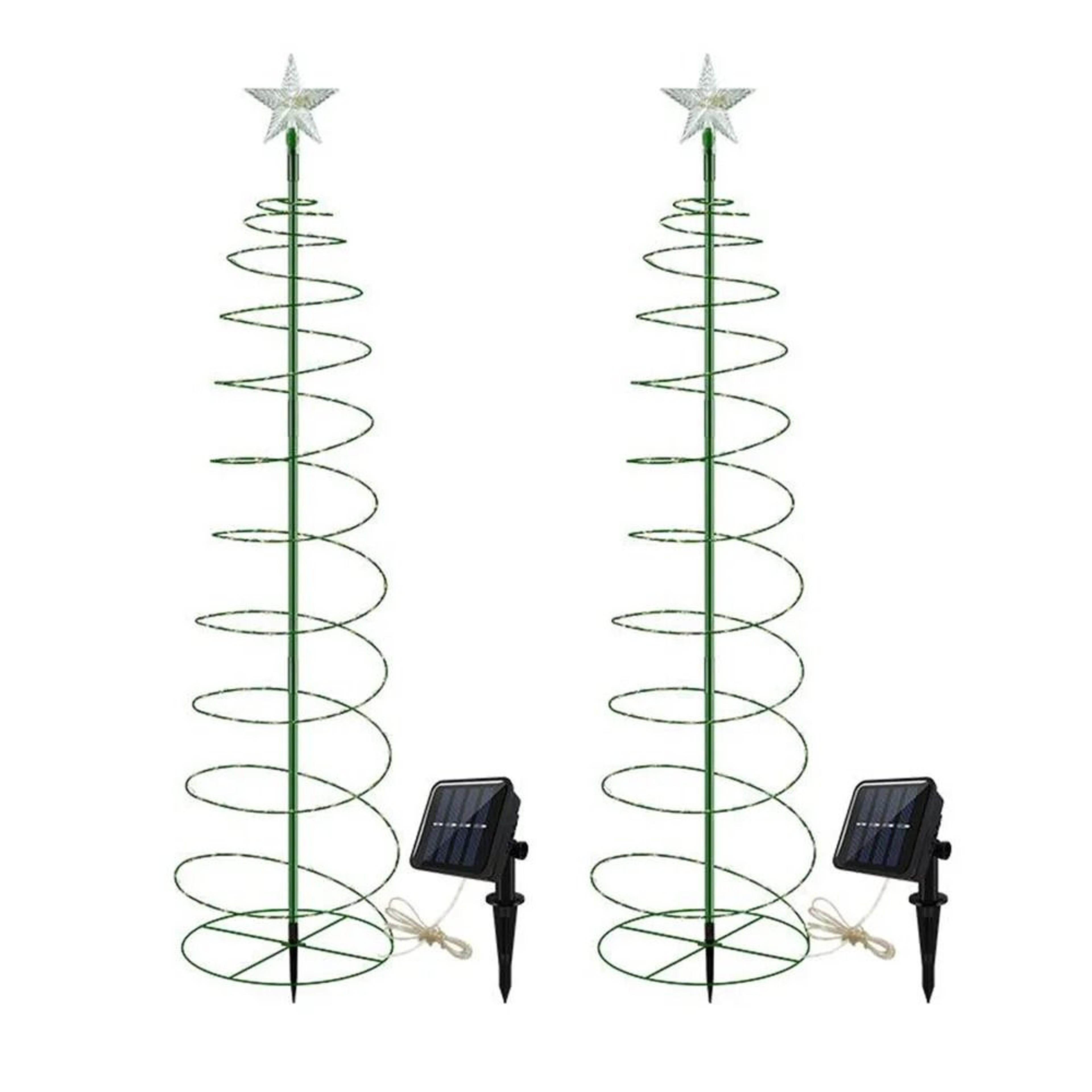 Solar Garden Christmas Tree Lights 5