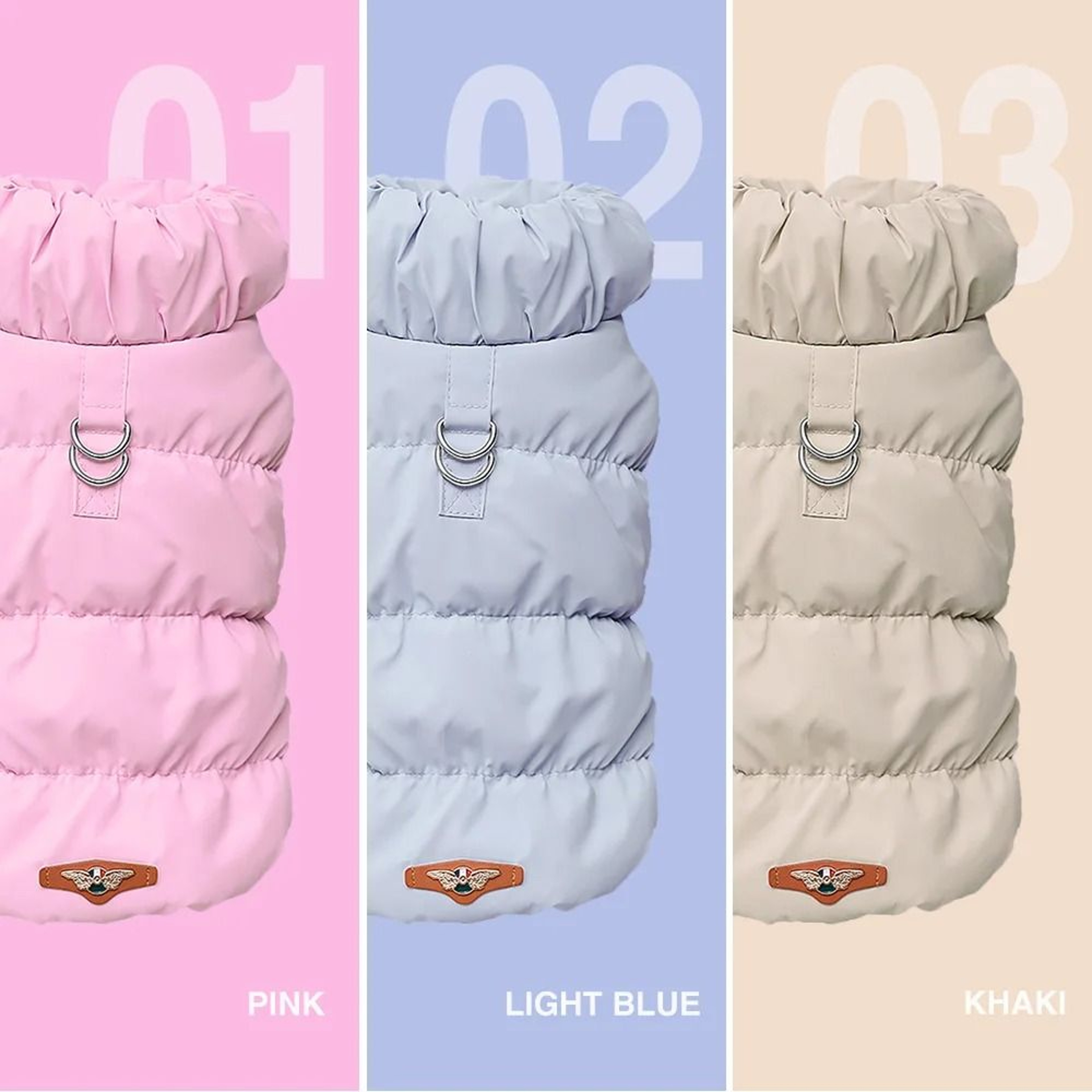 Soft Warm Dog Coat Winter Padded Jacket For Small And Medium Pets 1