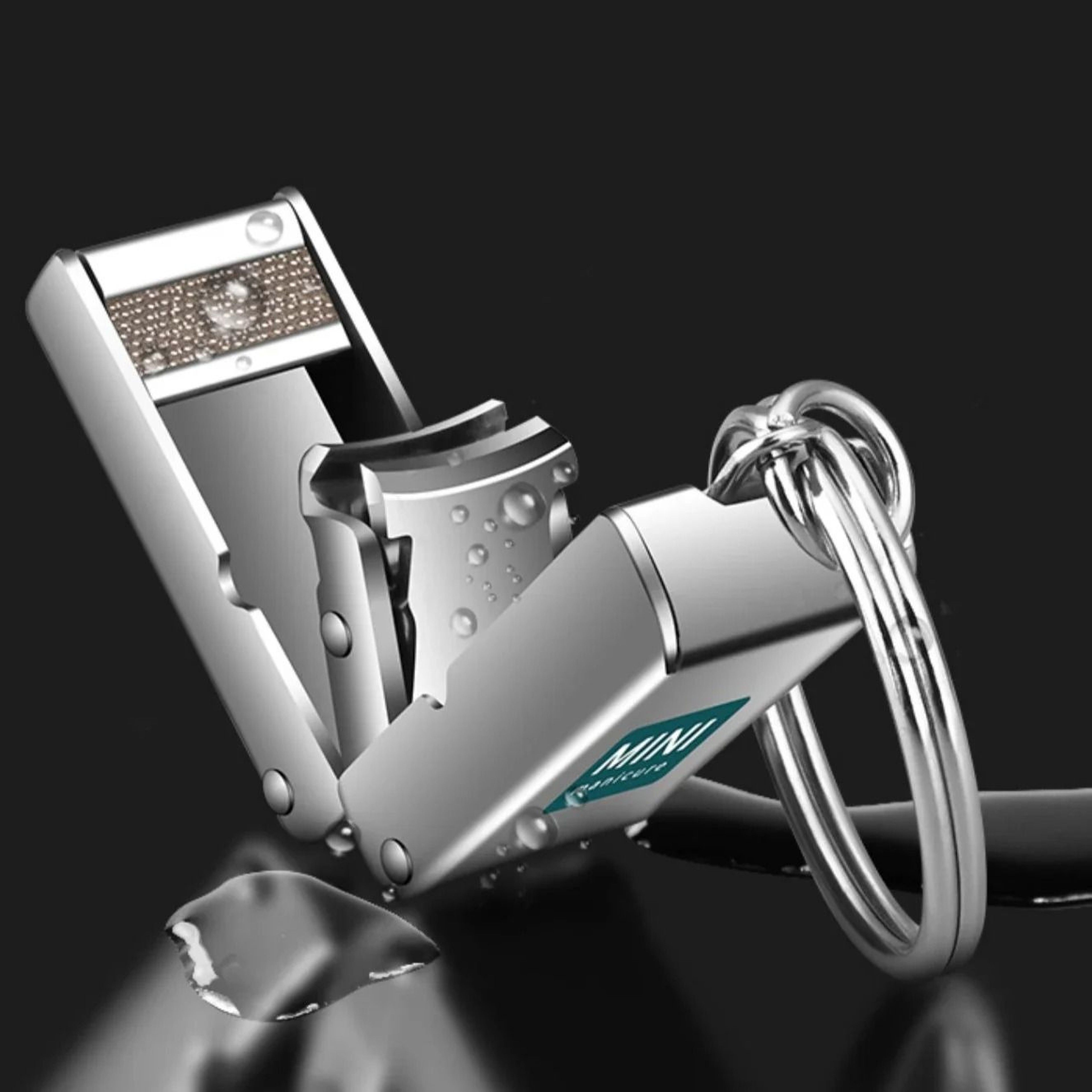 Stainless Steel Foldable Mini Nail Clipper With Nail File 3