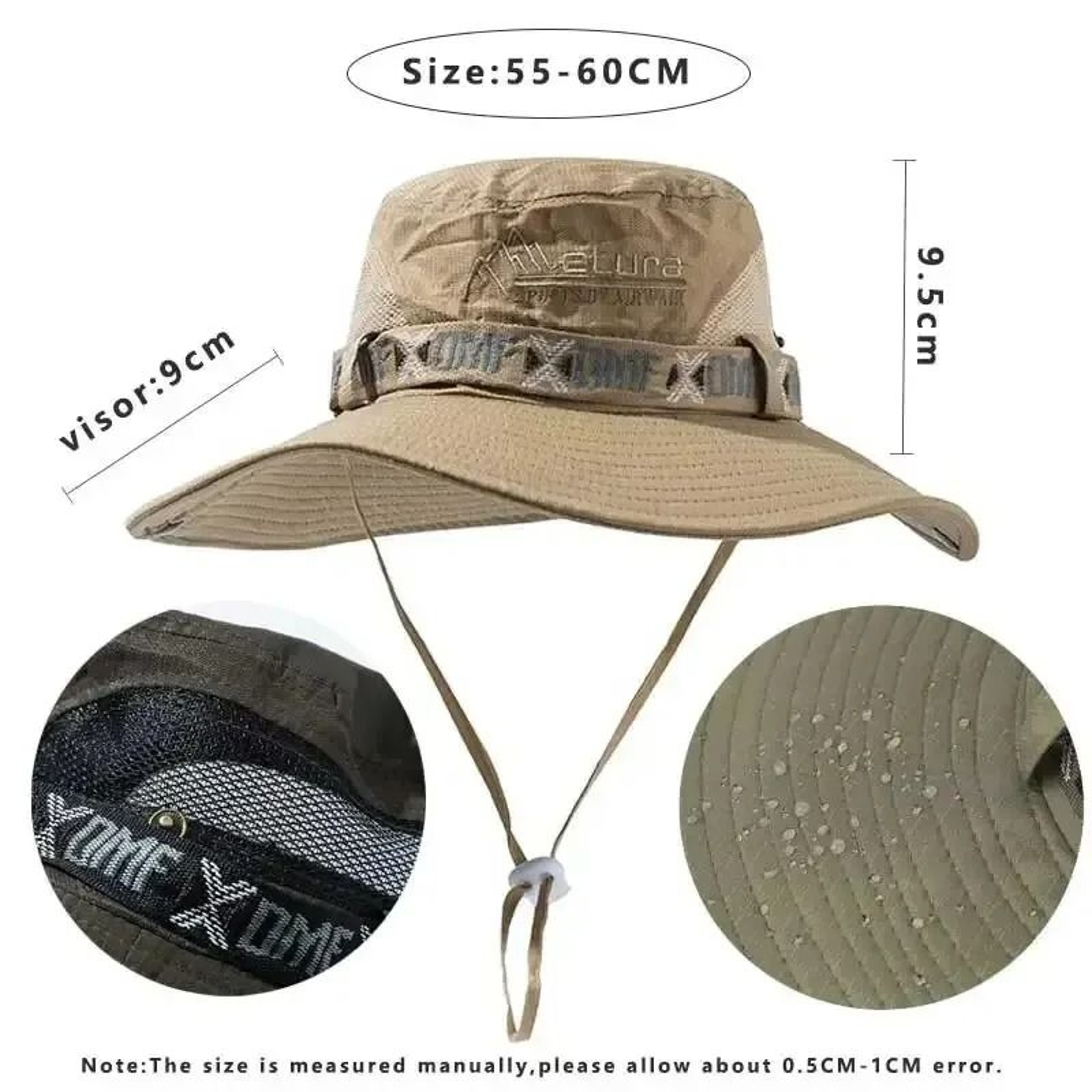 Summer Mens Bucket Hat With UV Protection And Wide Brim For Outdoor Activities 3
