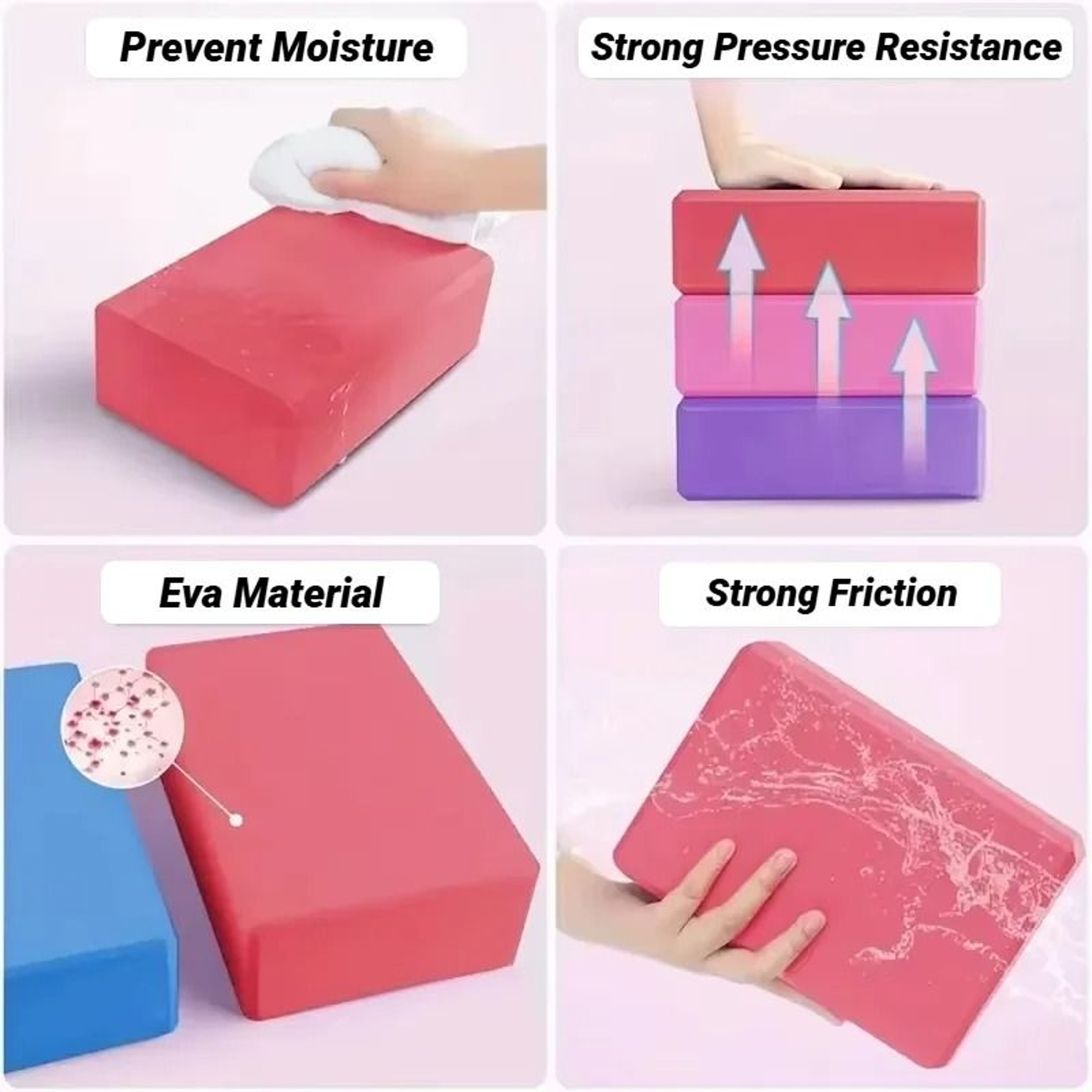 Yoga Foam Block For Stretching Balance And Pilates Training 1