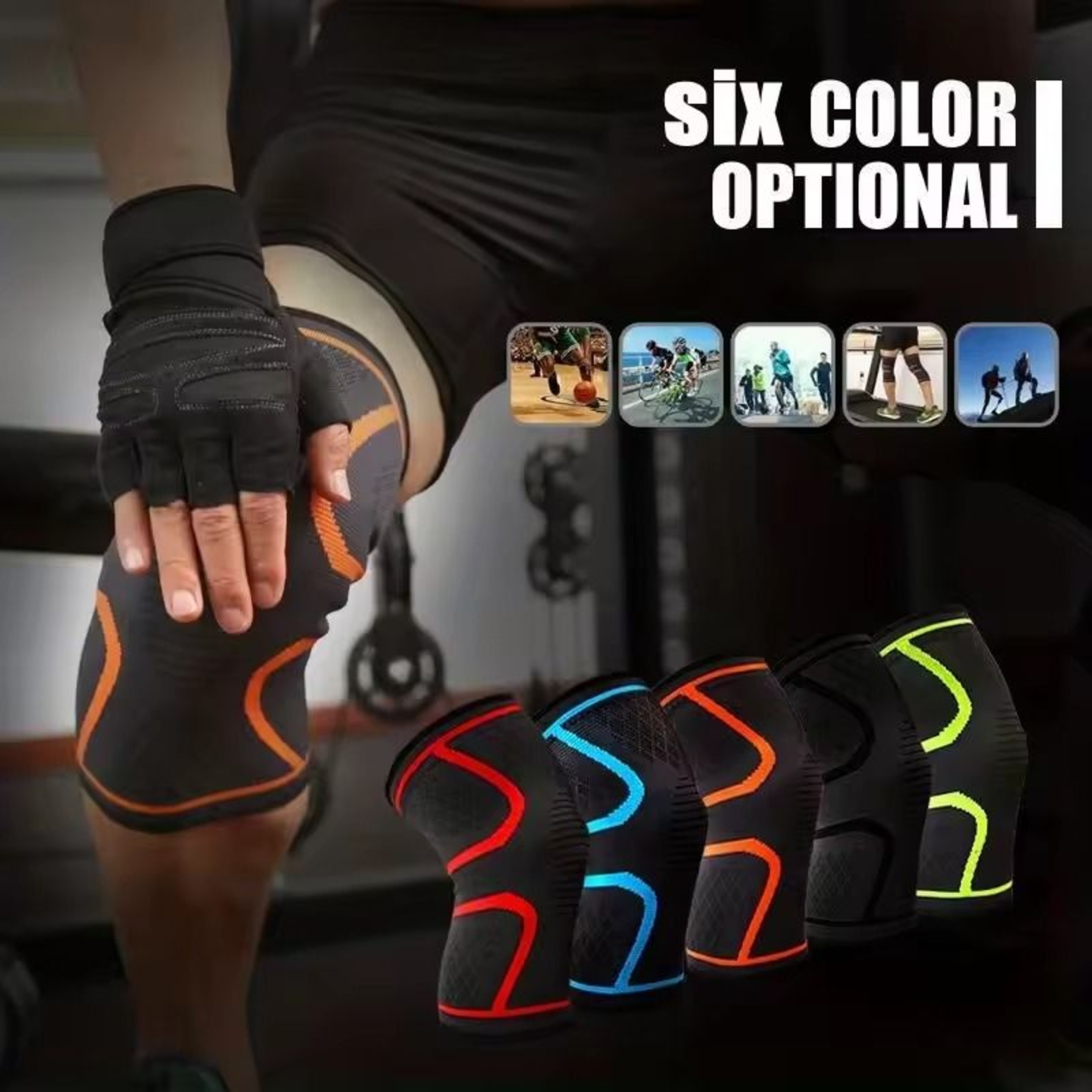 Compression Knee Brace Sleeve For Pain Relief And Joint Support 4