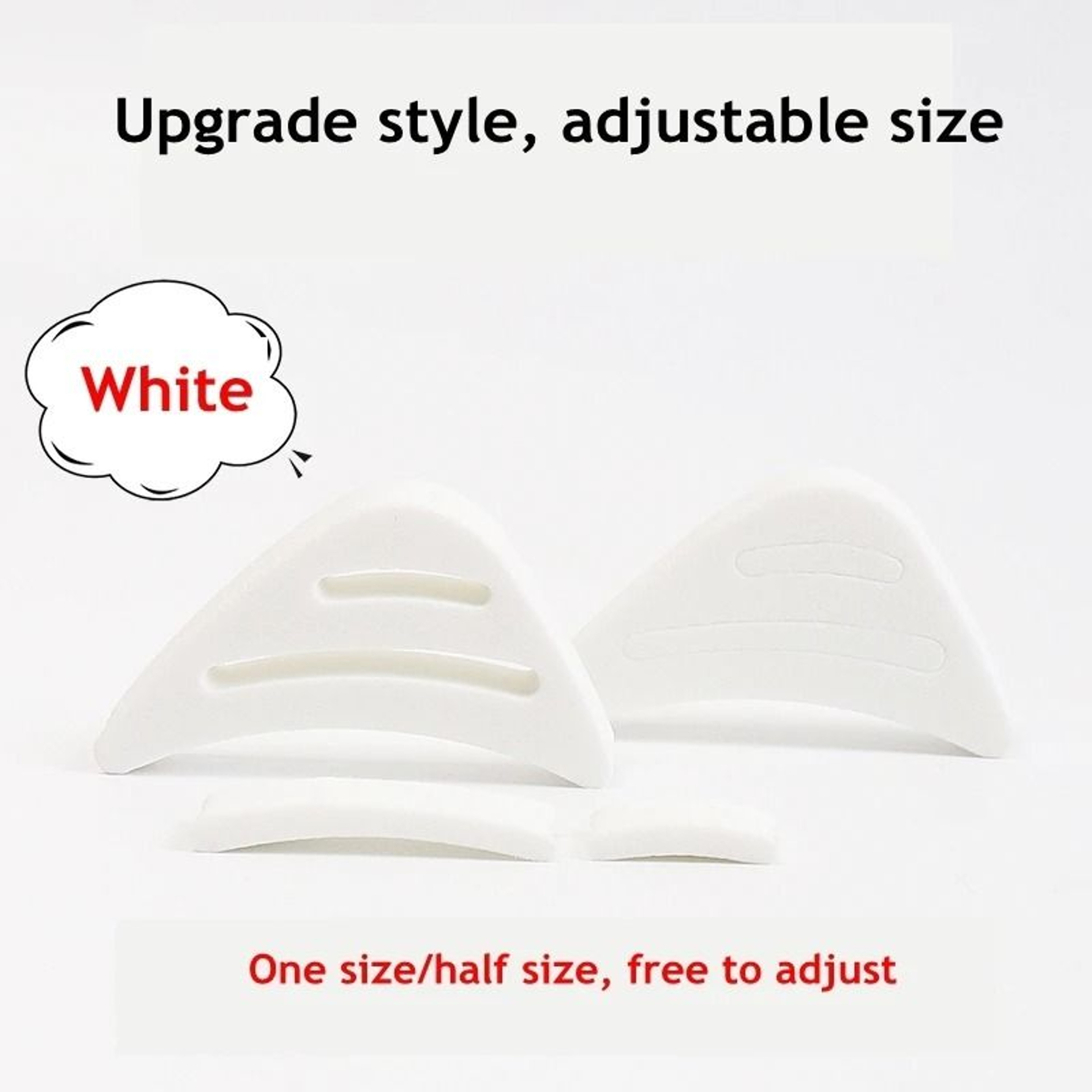 Soft Toe Plug Half Insole Reusable Shoe Filler Adjustable Foot Padding Inserts 17