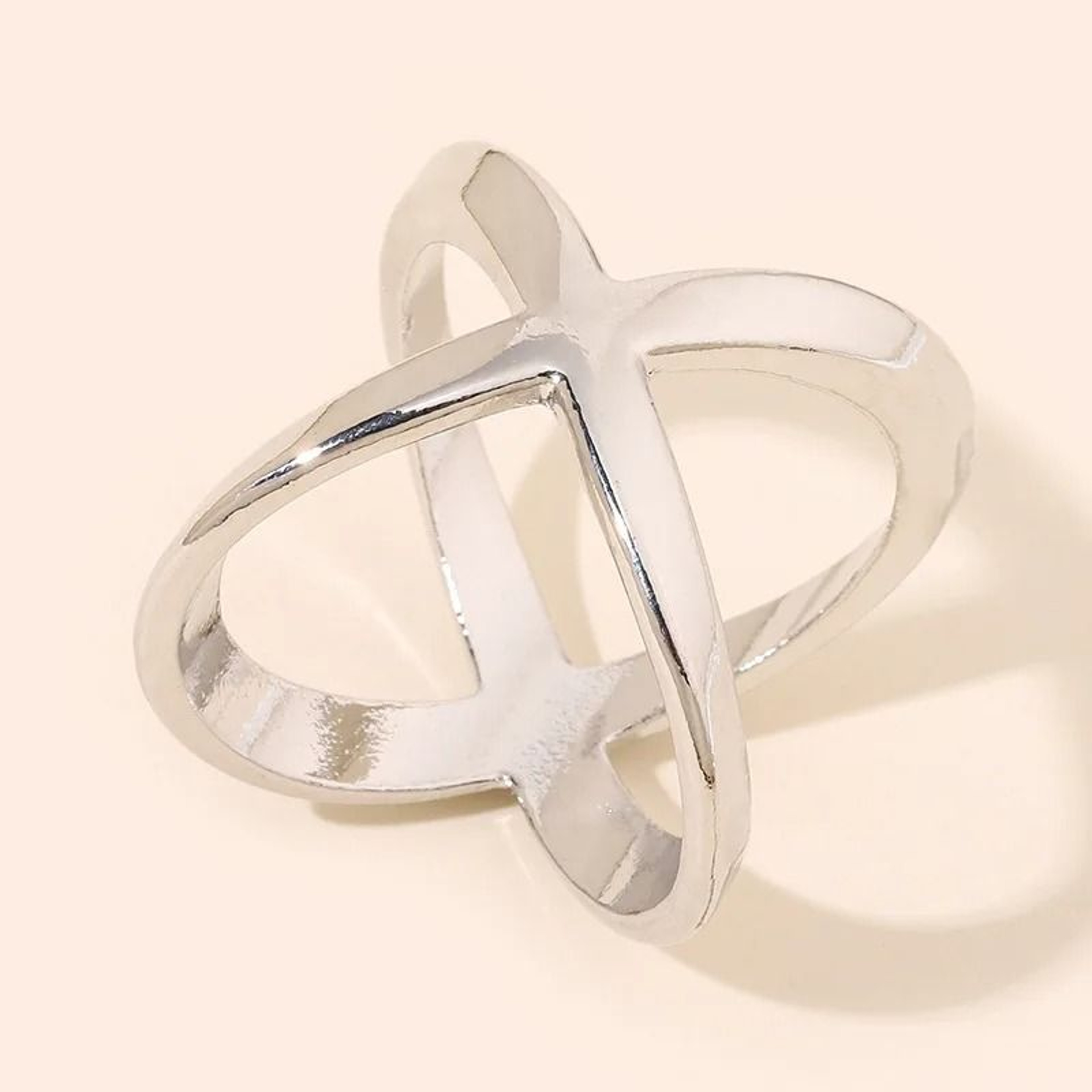 X Shaped Scarf Clips Elegant Silk Scarf Buckle Rings For Women 6