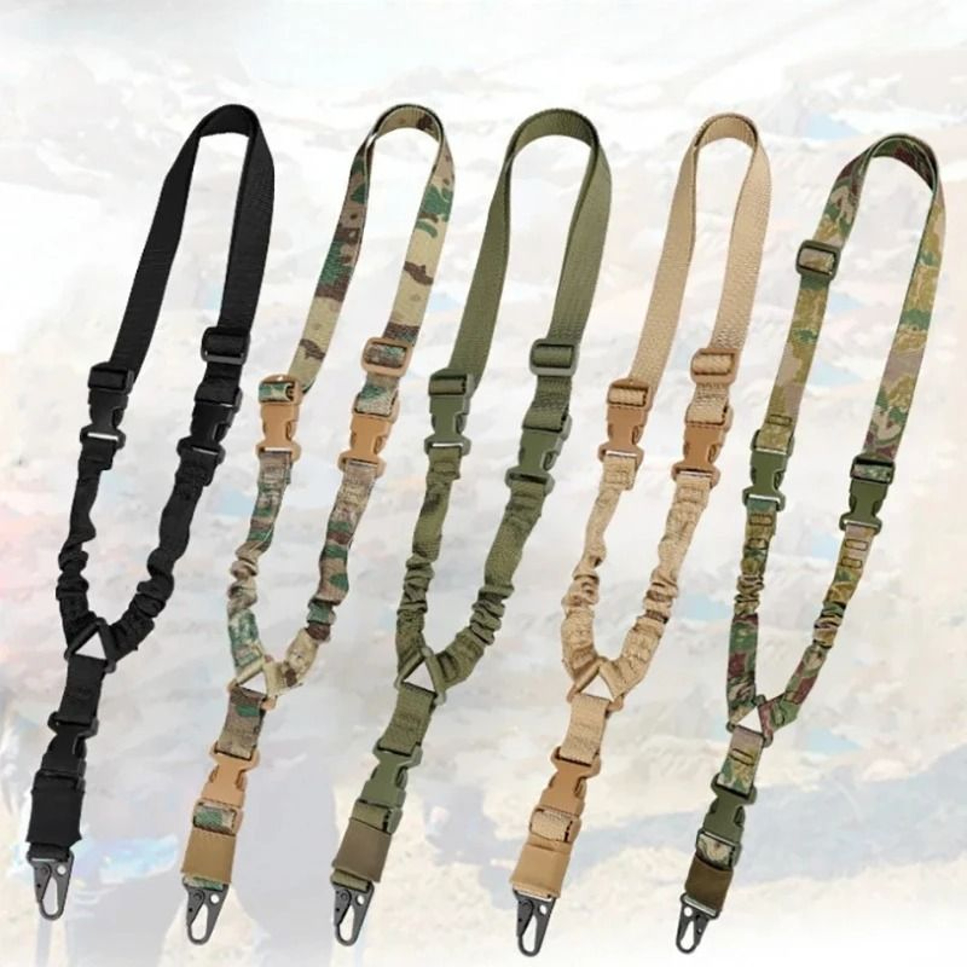 Outdoor Tactical Single Point Harness Safety Rope Camouflage Belt For Hunting Sports 1