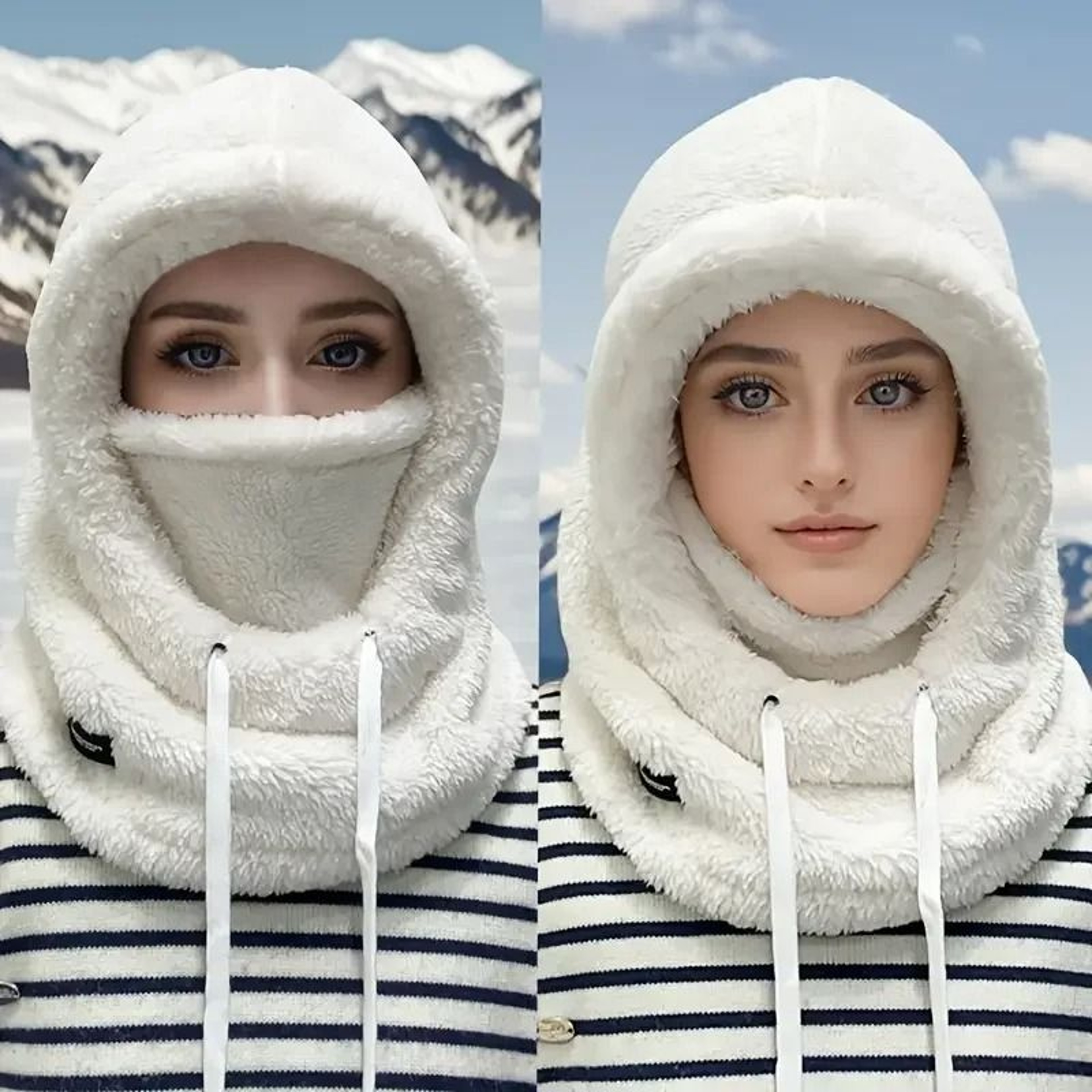 Winter Warm Balaclava Thermal Windproof Ski Hood Face Cover 7