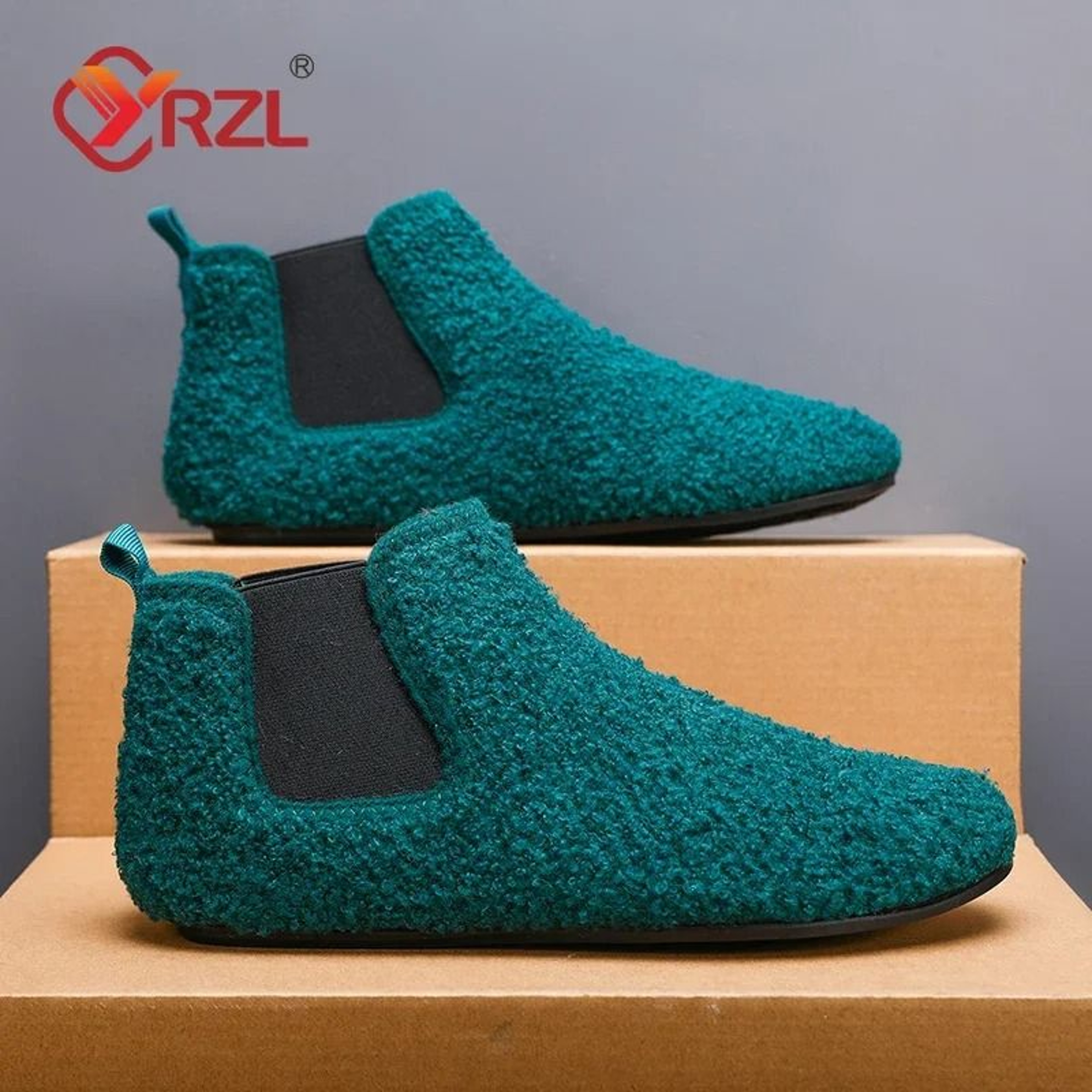 Winter Warm Cotton Shoes Soft Indoor Home Slippers For Men 1