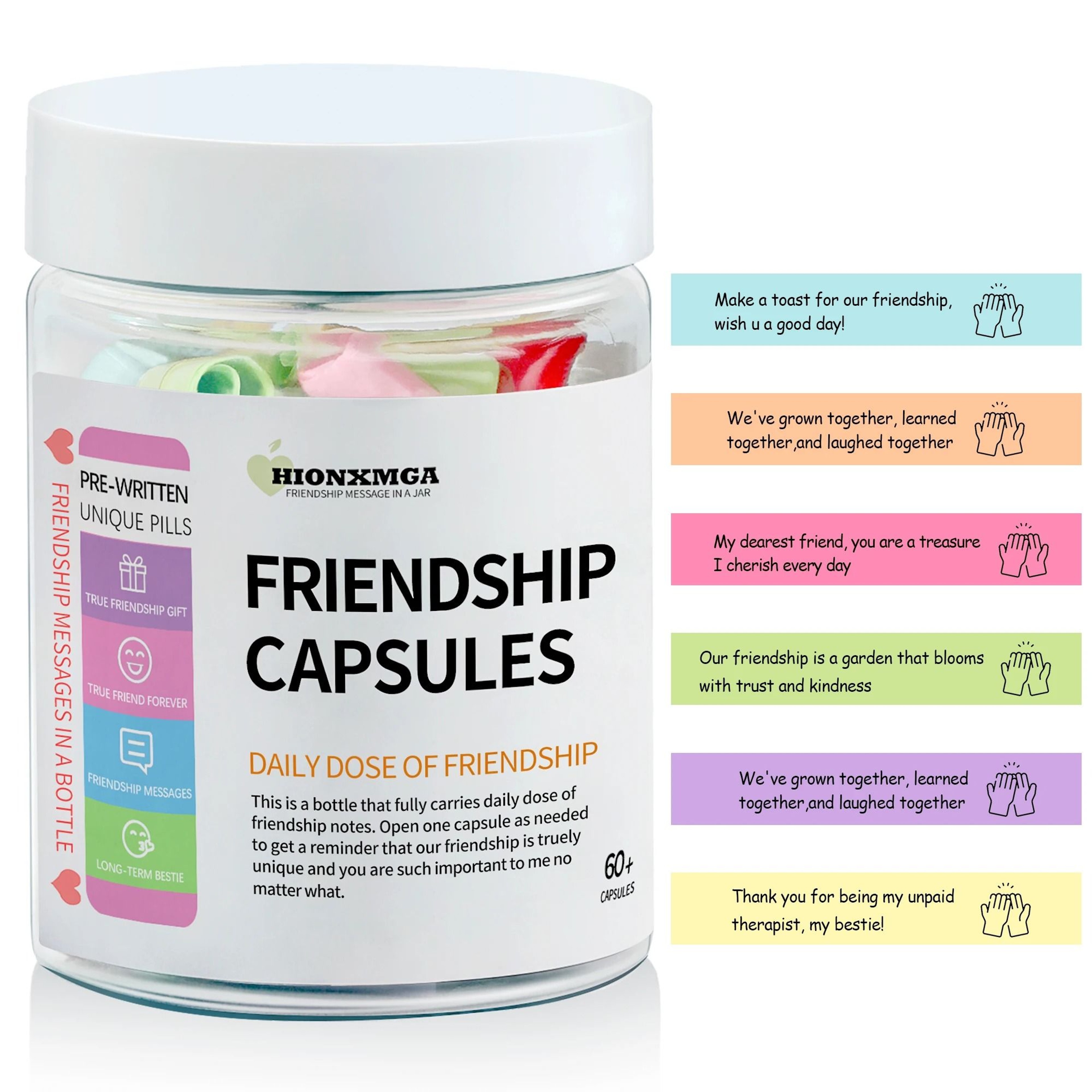 Affirmation Message Bottle Gift Set With Romantic Quotes For Special Occasions 7