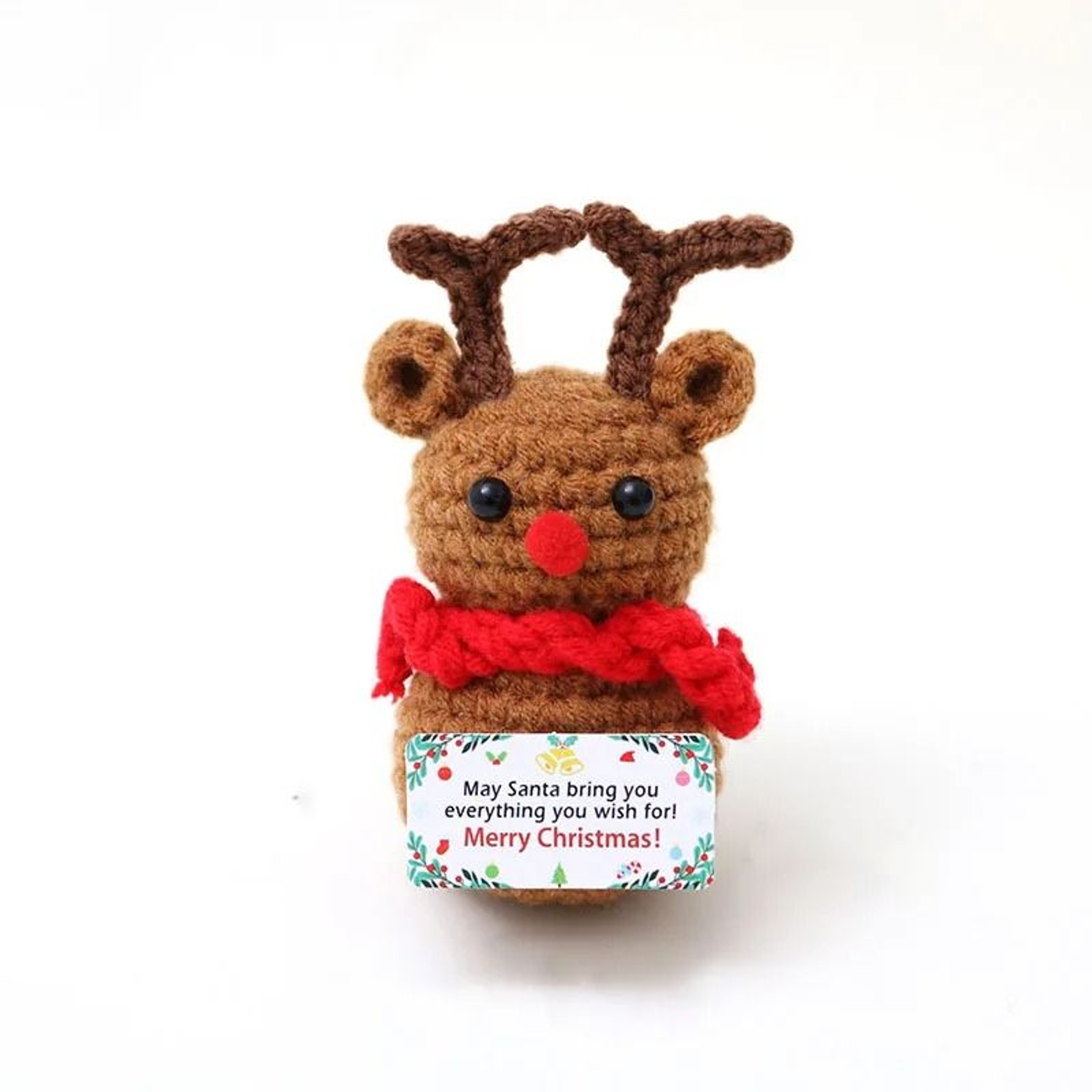 Mini Handmade Christmas Tree Crochet Decor Cheer Up Holiday Gift 11