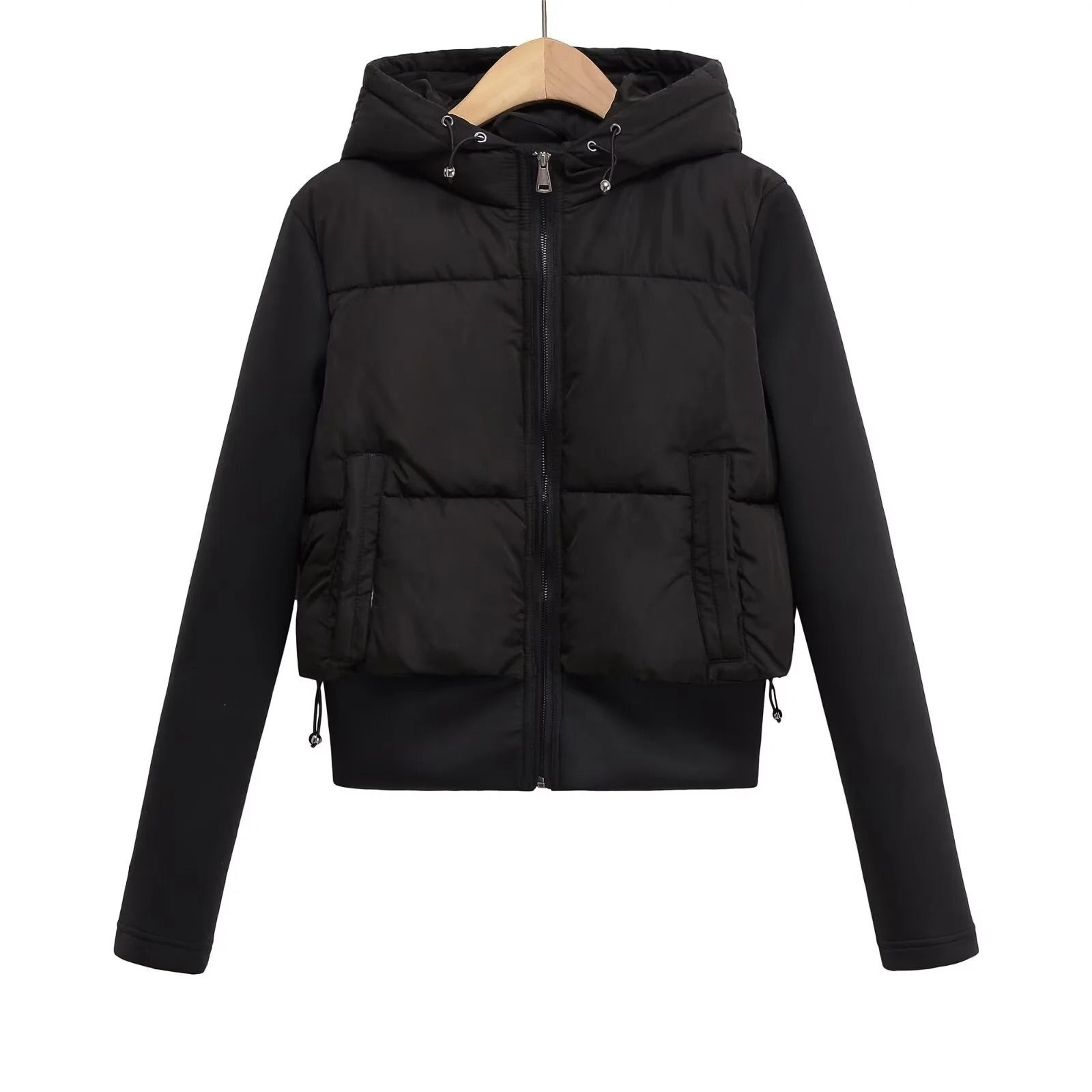 UNIZERA Autumn Casual Slim Stretch Cotton Hooded Coat For Women 8