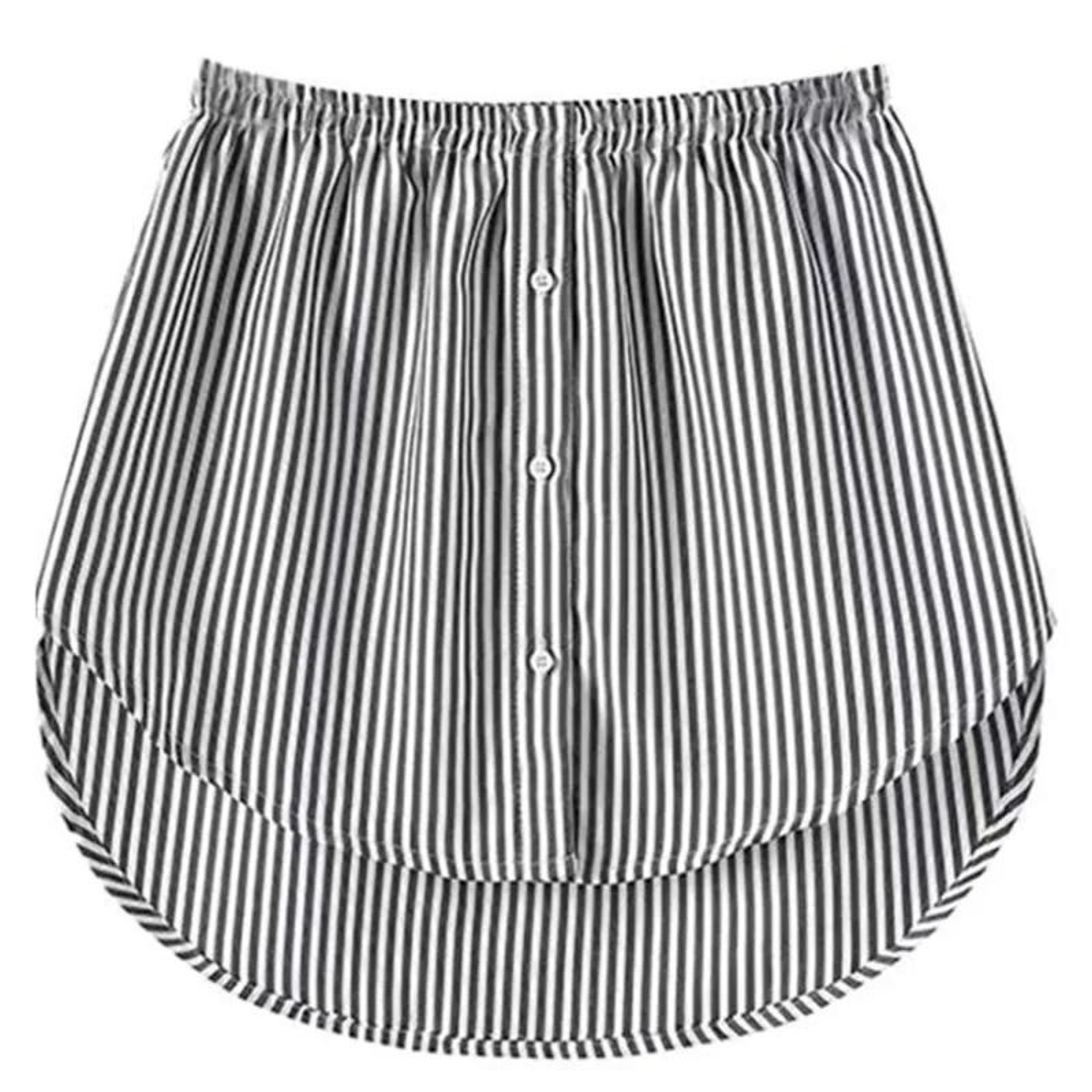 Women Shirt Blouse Extender Adjustable Layering Faux Top Lower Hem Underskirt 6