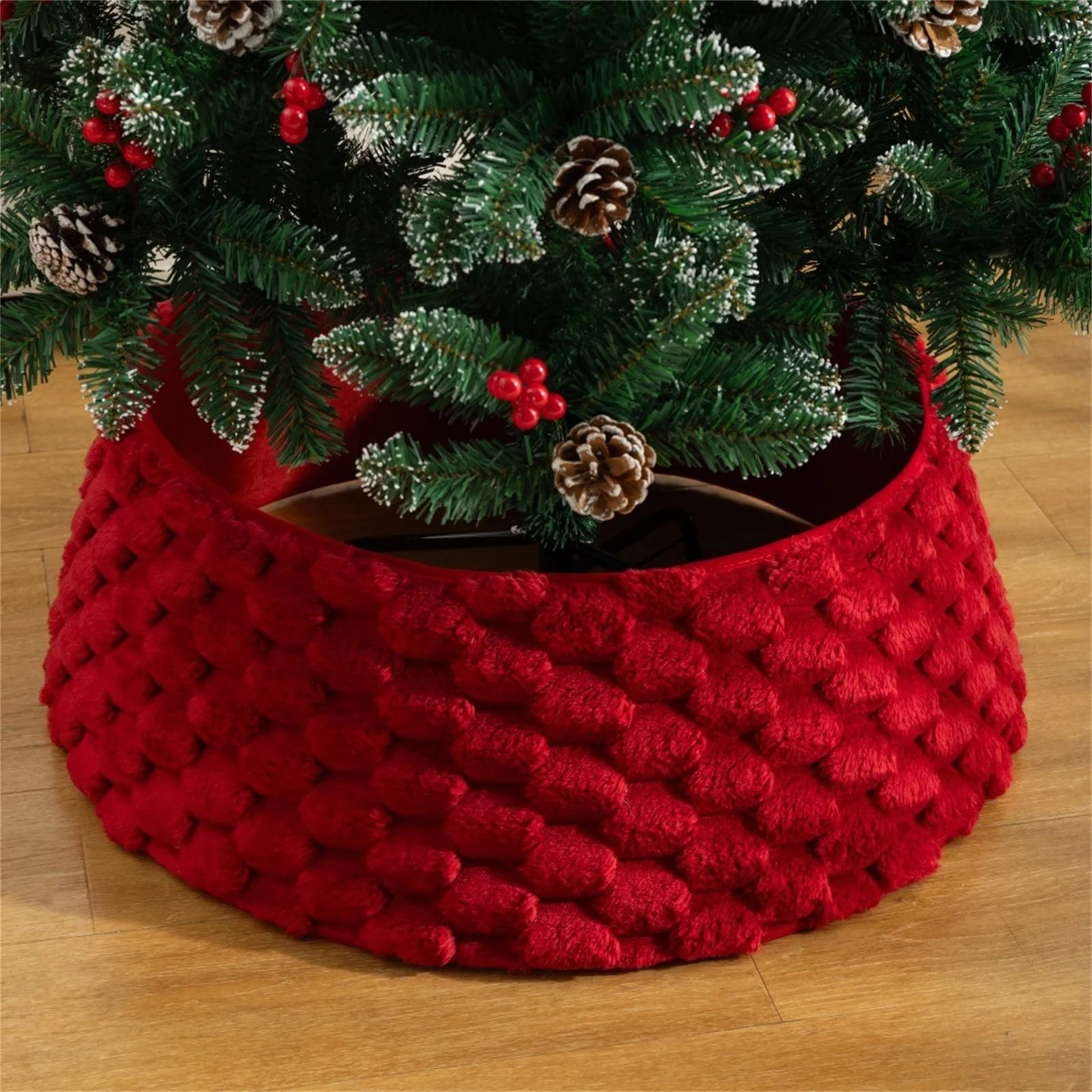 Christmas Tree Collar Felt Decorative Surround For Holiday Display 10