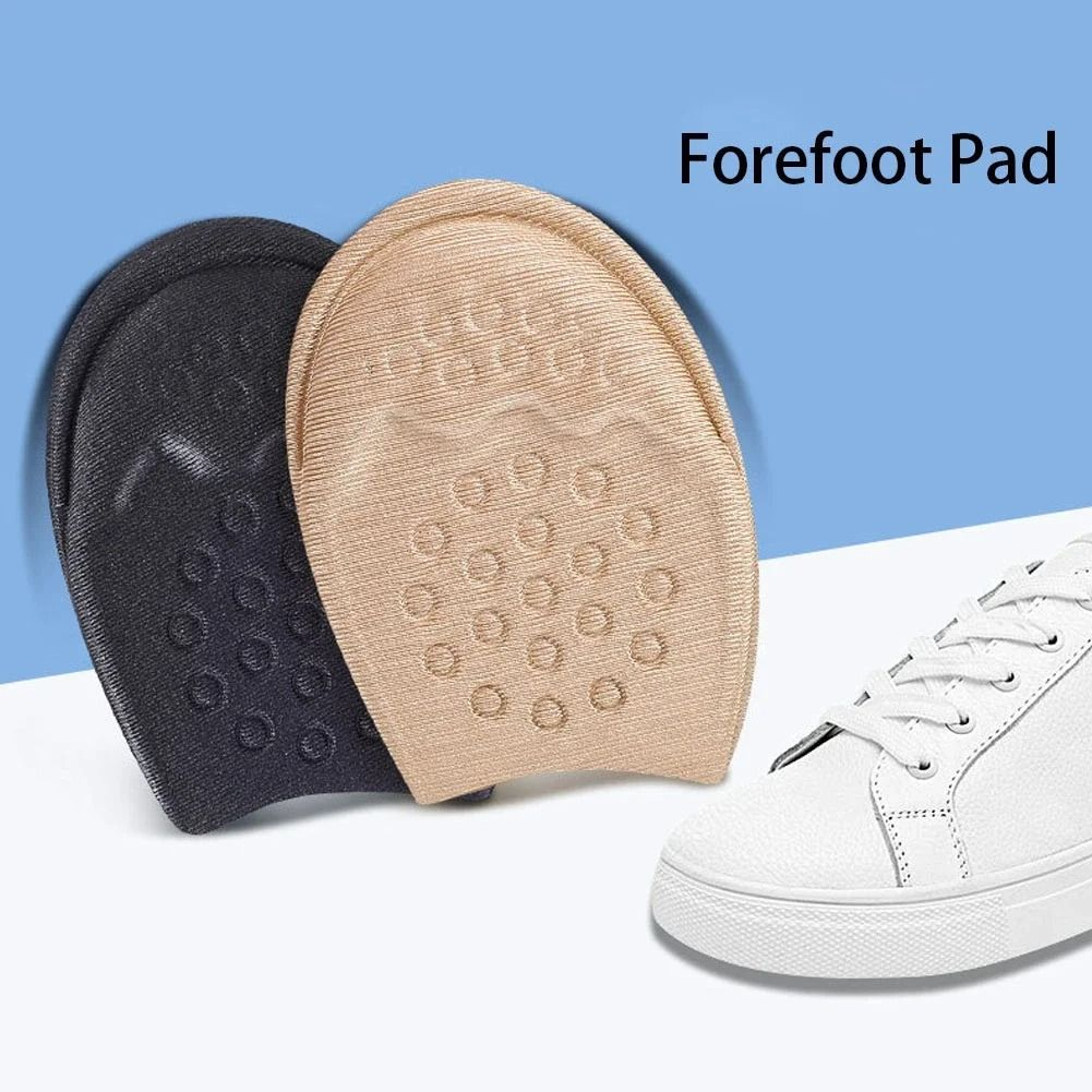 Half Insoles Forefoot Cushion Pads For Pain Relief And Shoe Size Adjustment 2