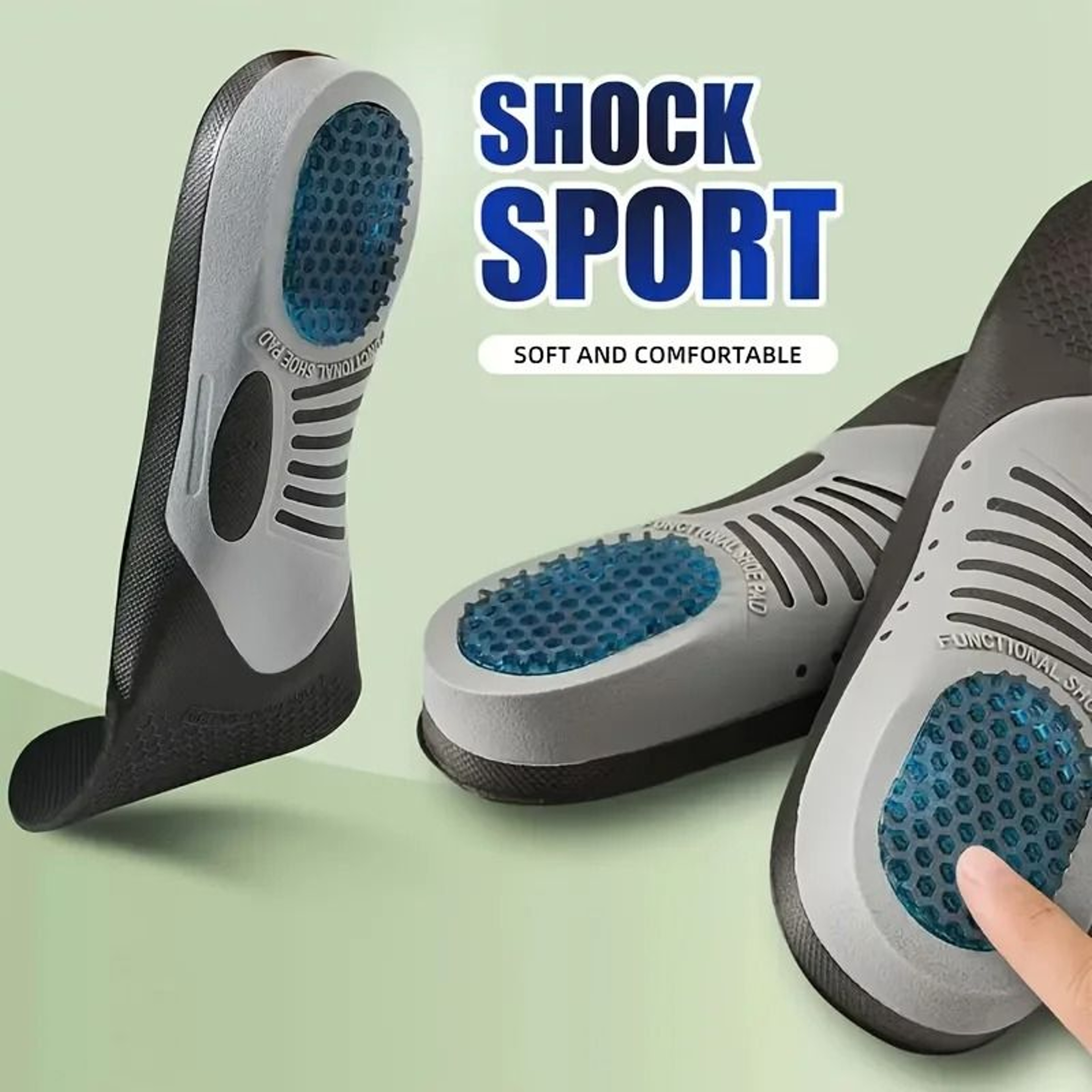 Thickened Breathable Odor Resistant Sports And Work Insoles 0