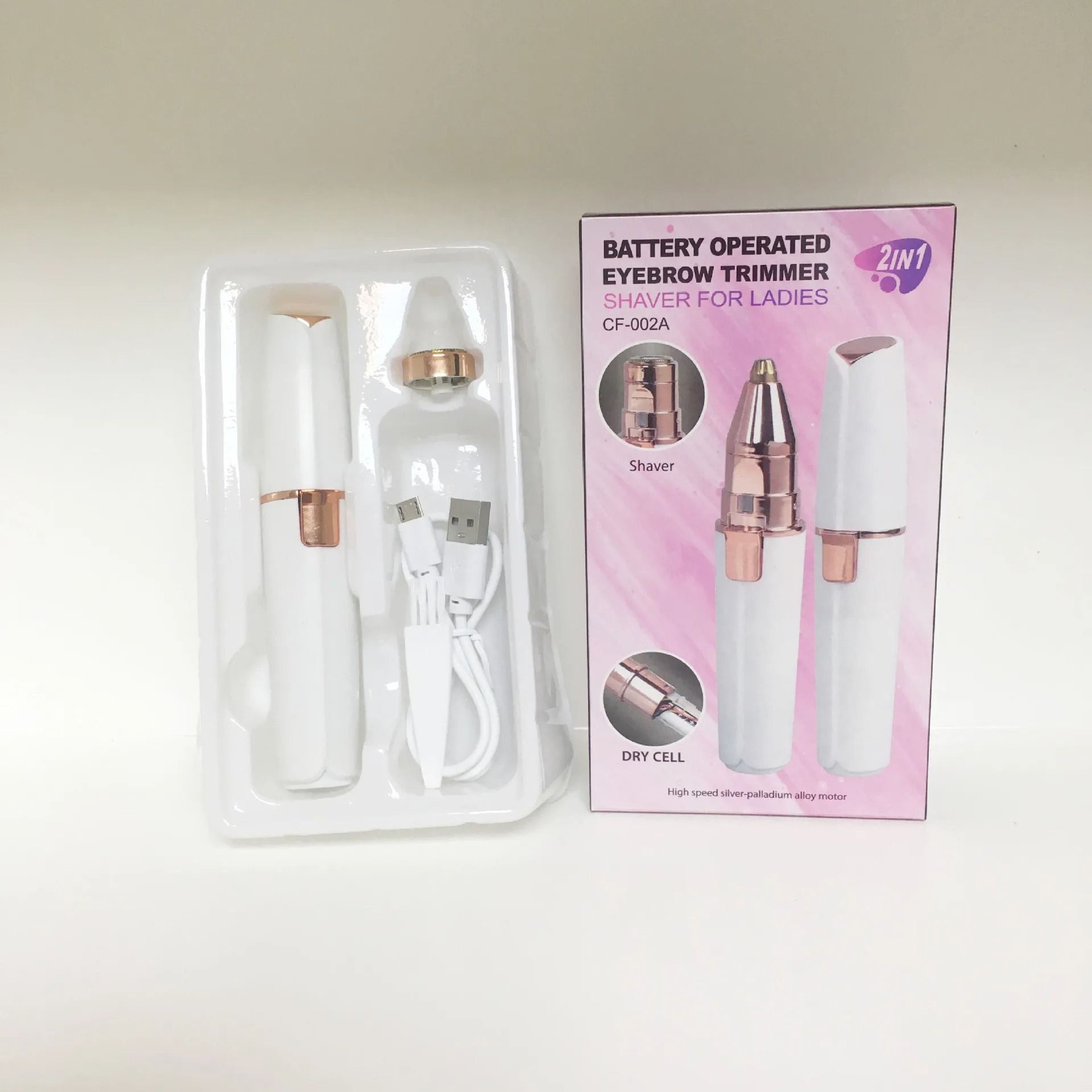 Portable Electric Epilator And Eyebrow Trimmer For Women 6