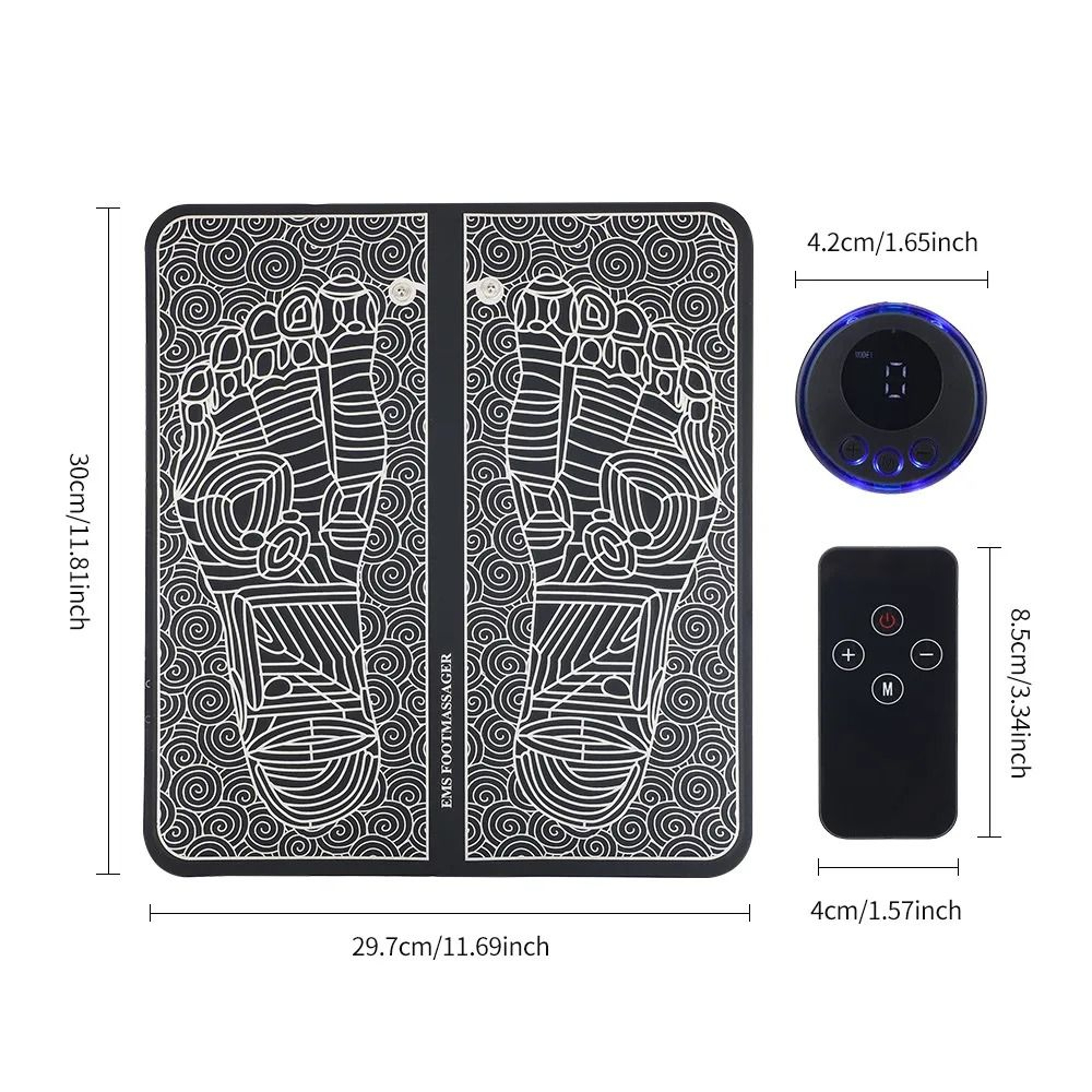 EMS Foot Massager Pad For Pain Relief And Circulation Support 5
