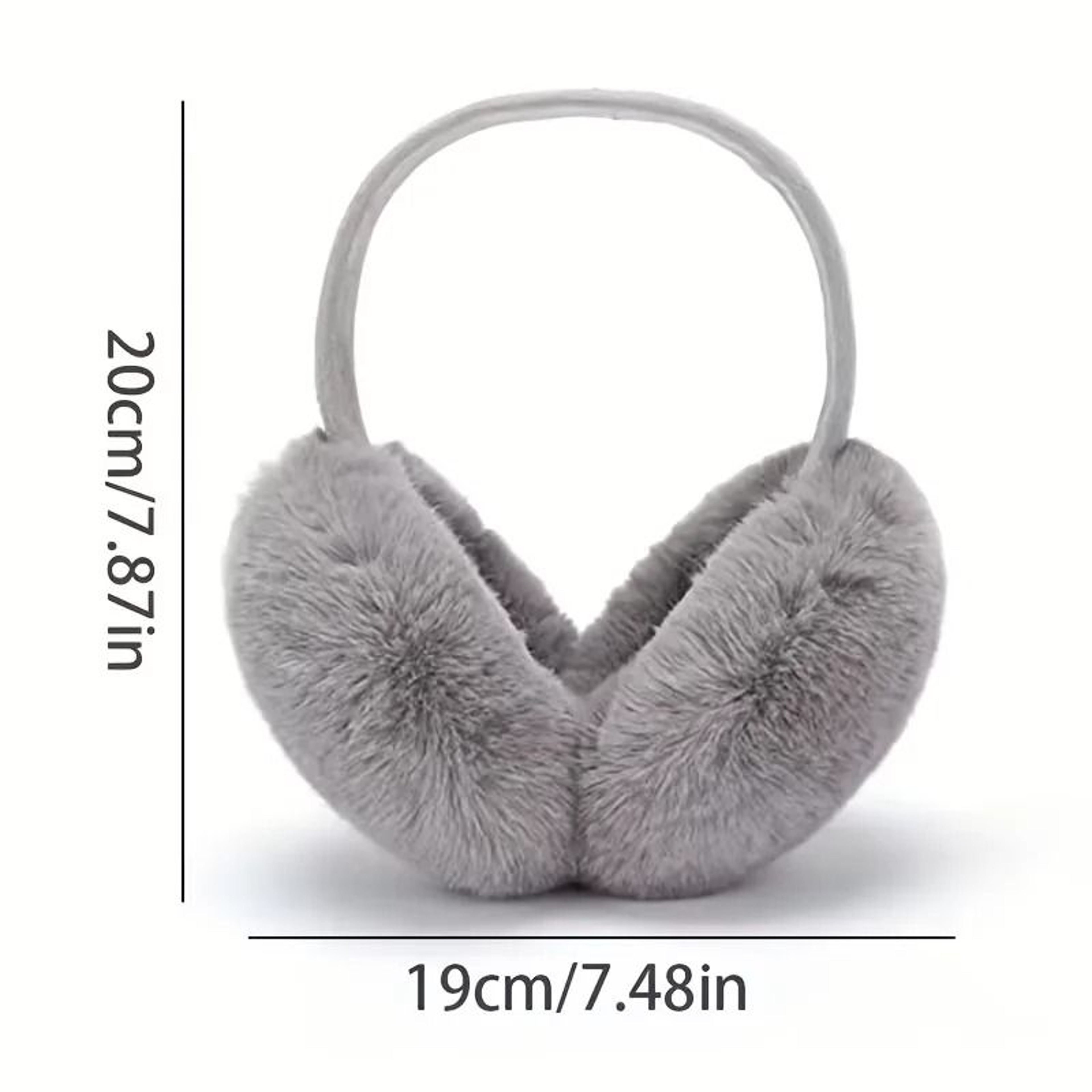 Soft Plush Winter Earmuffs For Warmth And Outdoor Protection 3