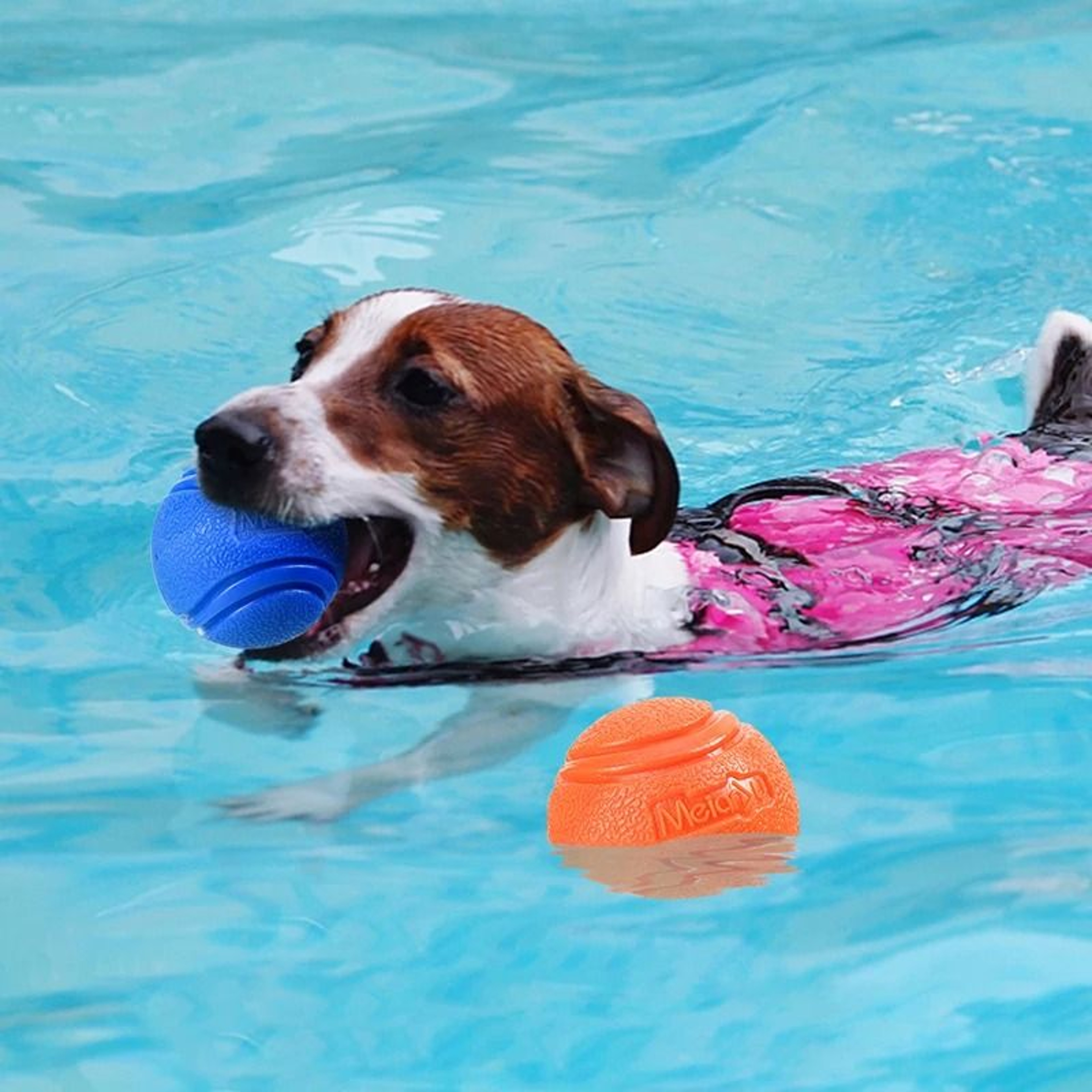 Dog Rubber Ball Toy Bite Resistant Ball For Active Dogs 3