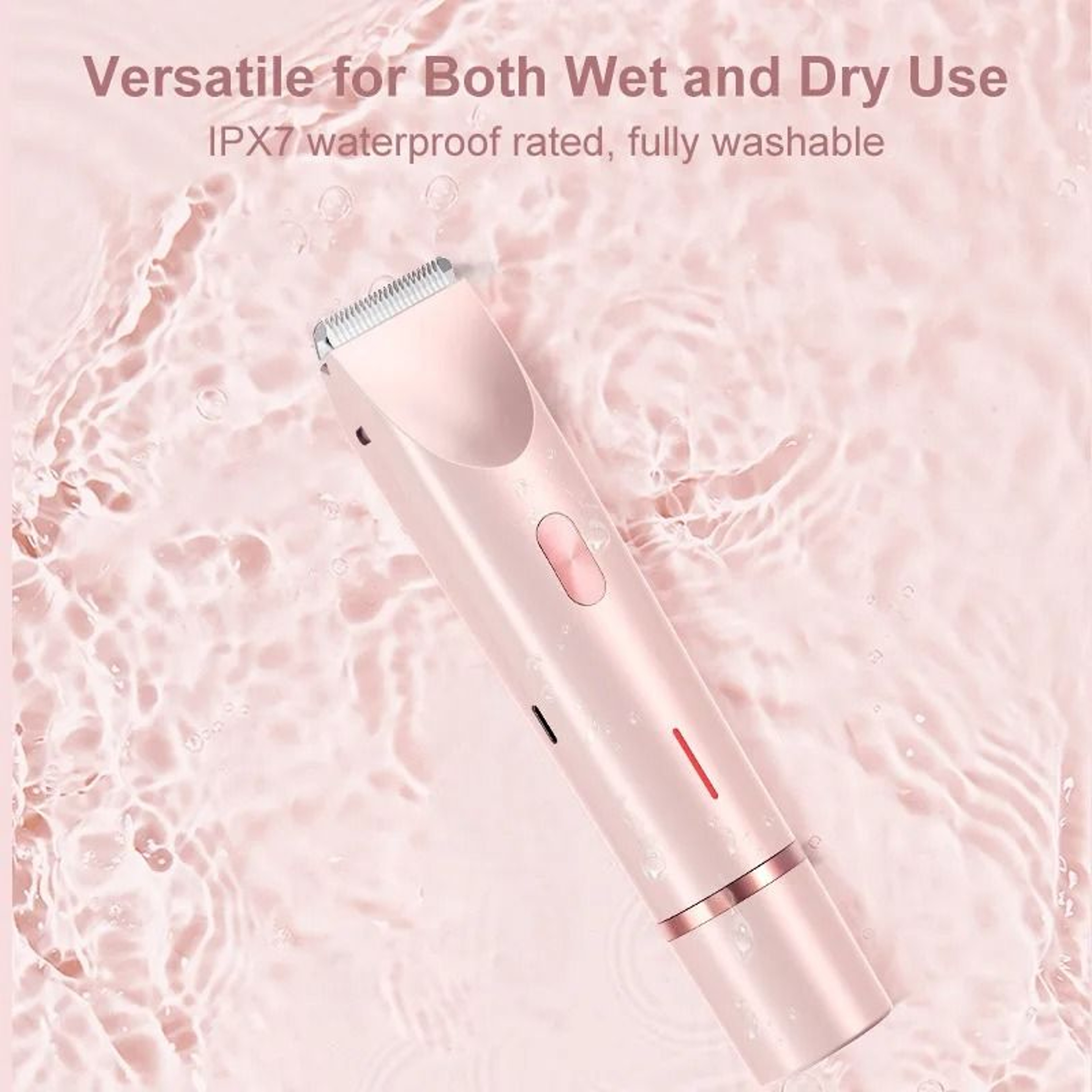 Dual Head Painless Women Electric Razor Bikini Trimmer Wet And Dry Electric Shaver 4