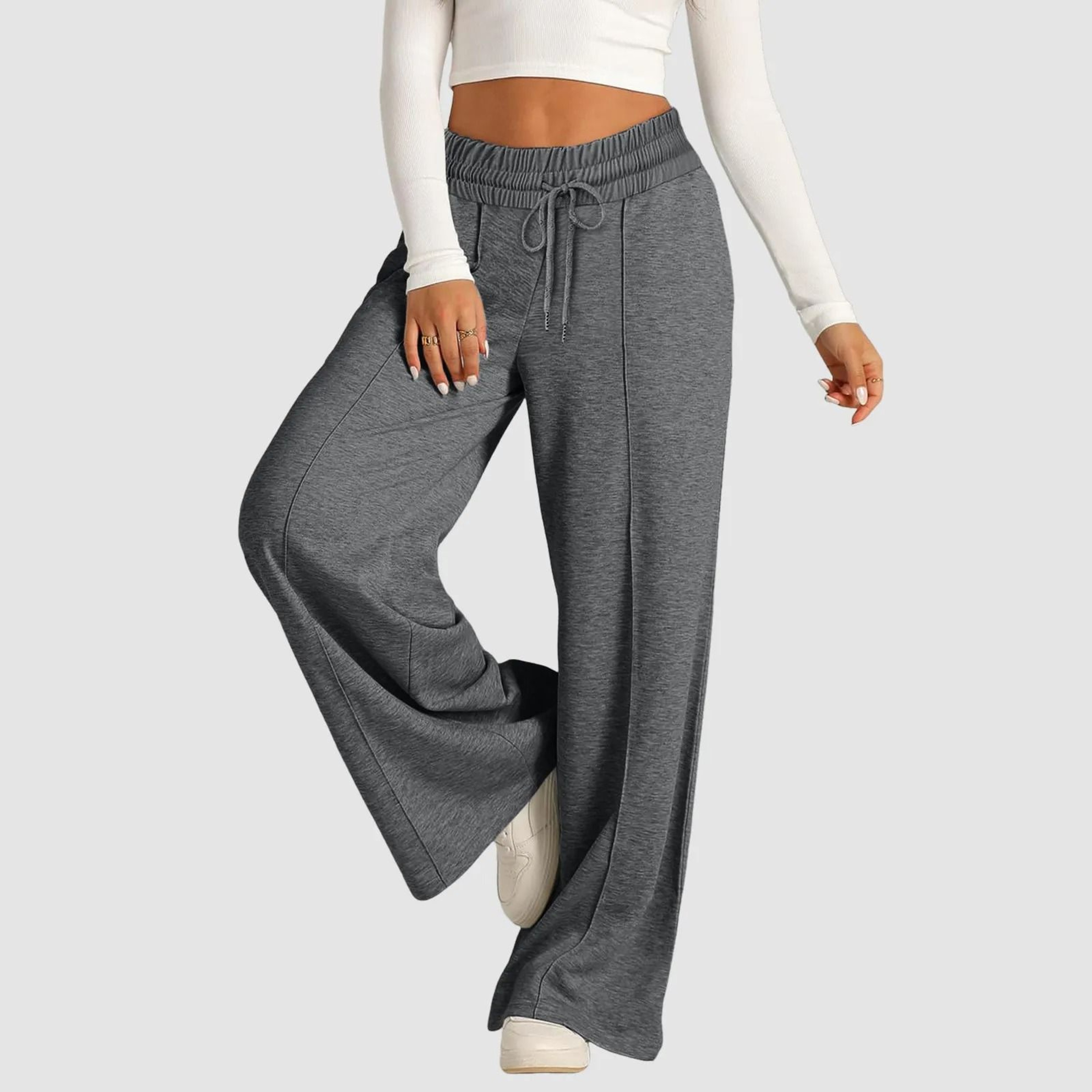 Womens Summer Tie Strap Wide Leg Jumpsuit Stretchy Casual Loose Pants 5