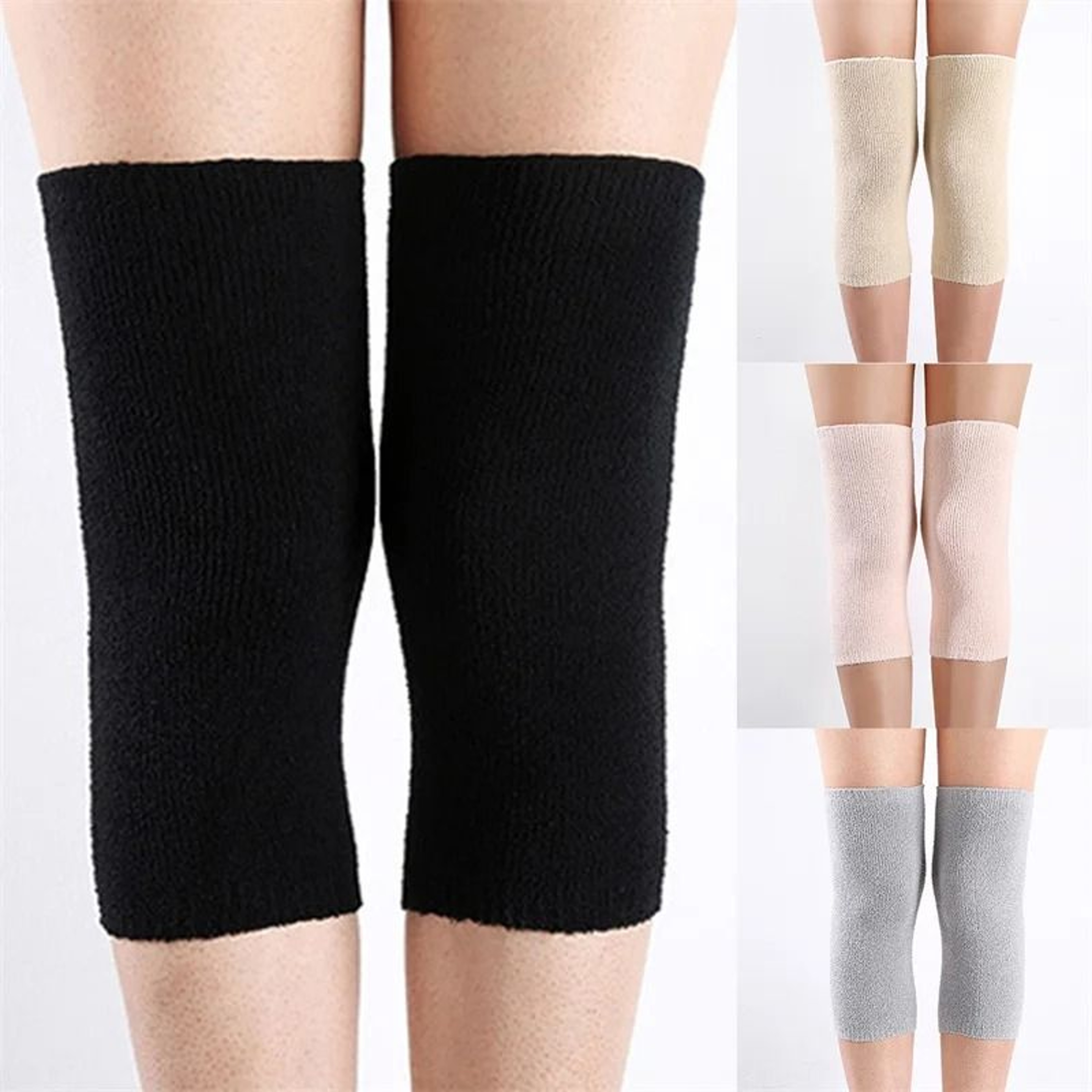 Winter Warm Knee Pads Bamboo Charcoal Thermal Support For Men And Women 3