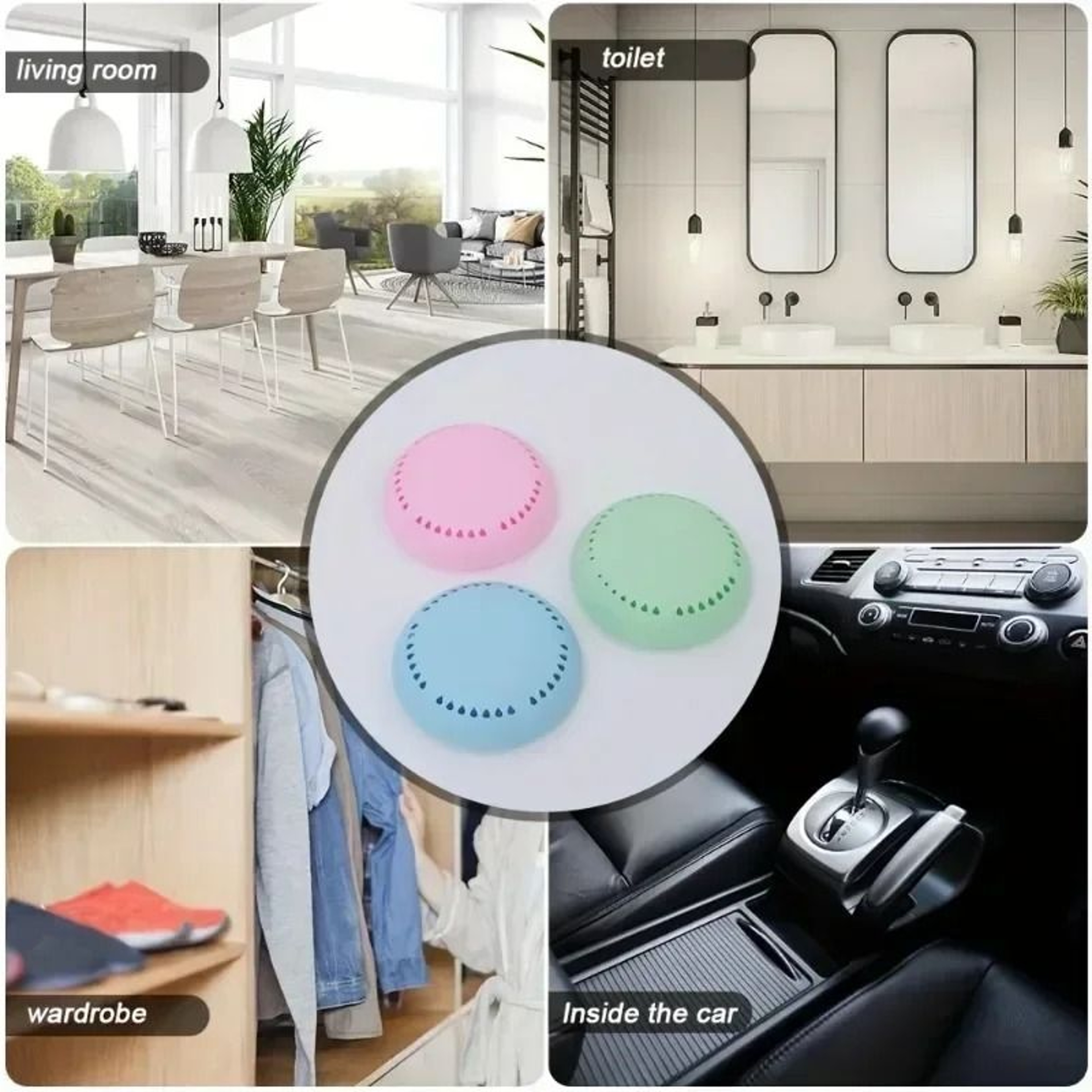 Solid Aromatherapy Deodorizer Air Freshener For Home Bathroom Car Wardrobe 4