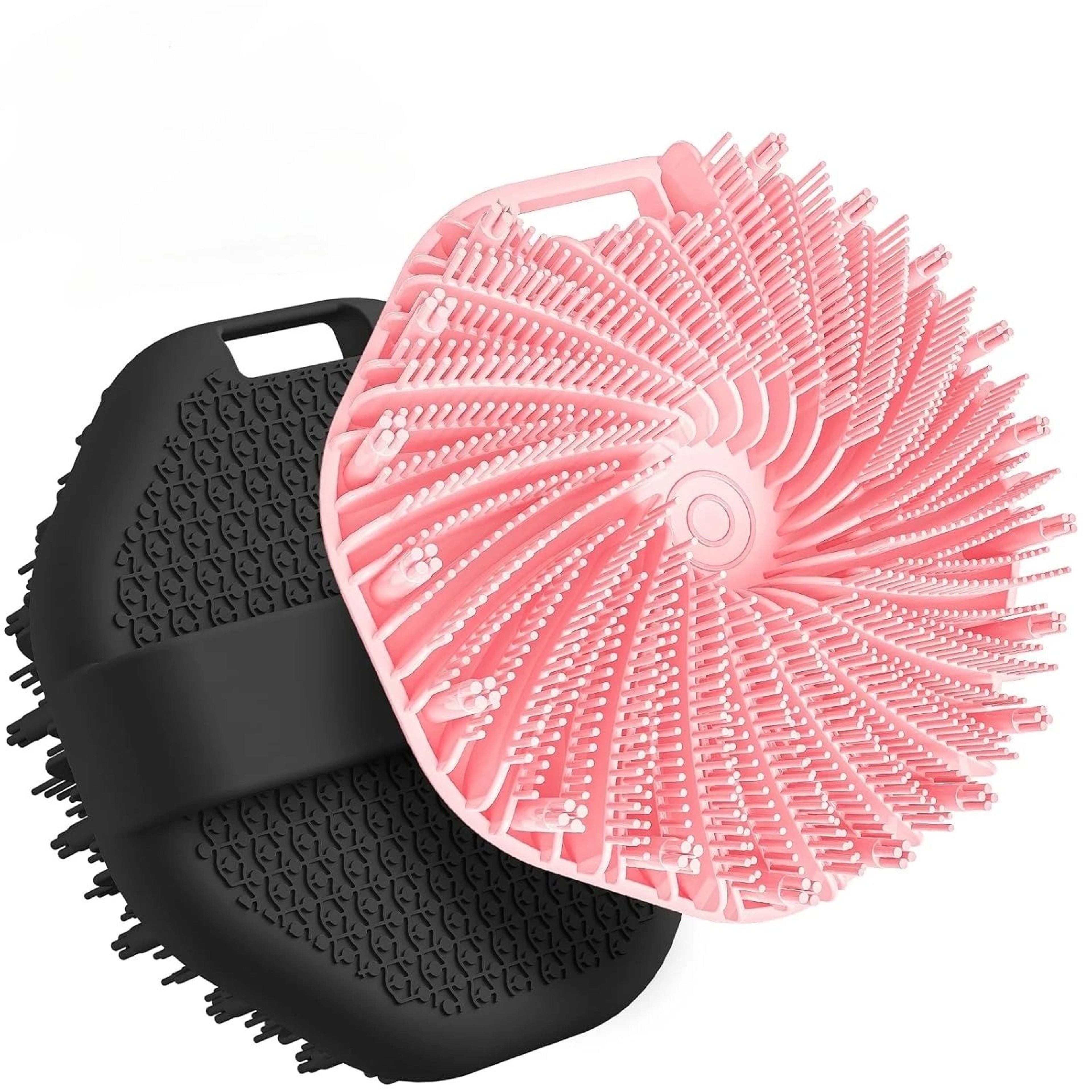 Silicone Body Scrubber Shower Brush With Non Slip Hand Strap 10