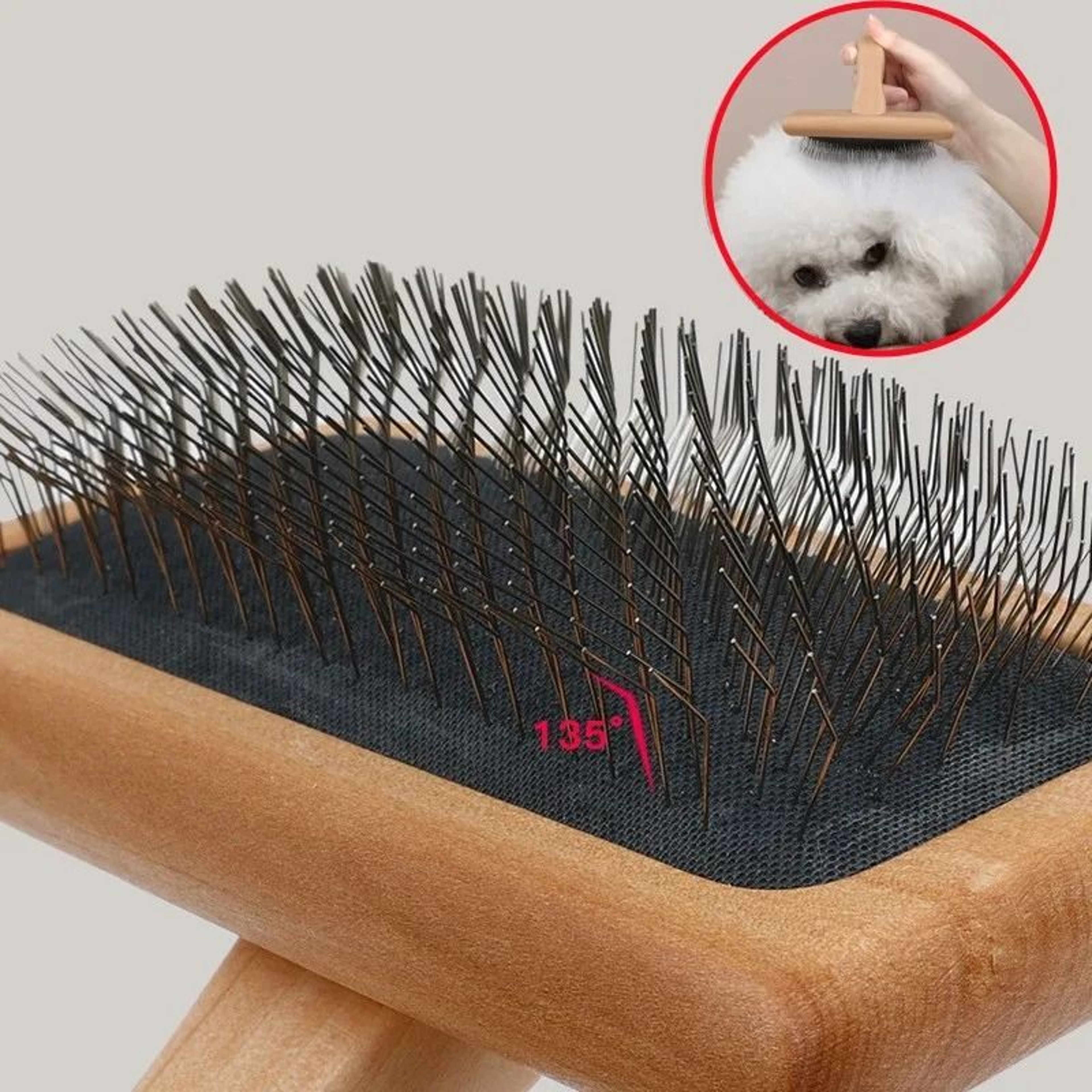 Pet Hair Remover Brush Dog Grooming Comb And Cat Massage Brush 0
