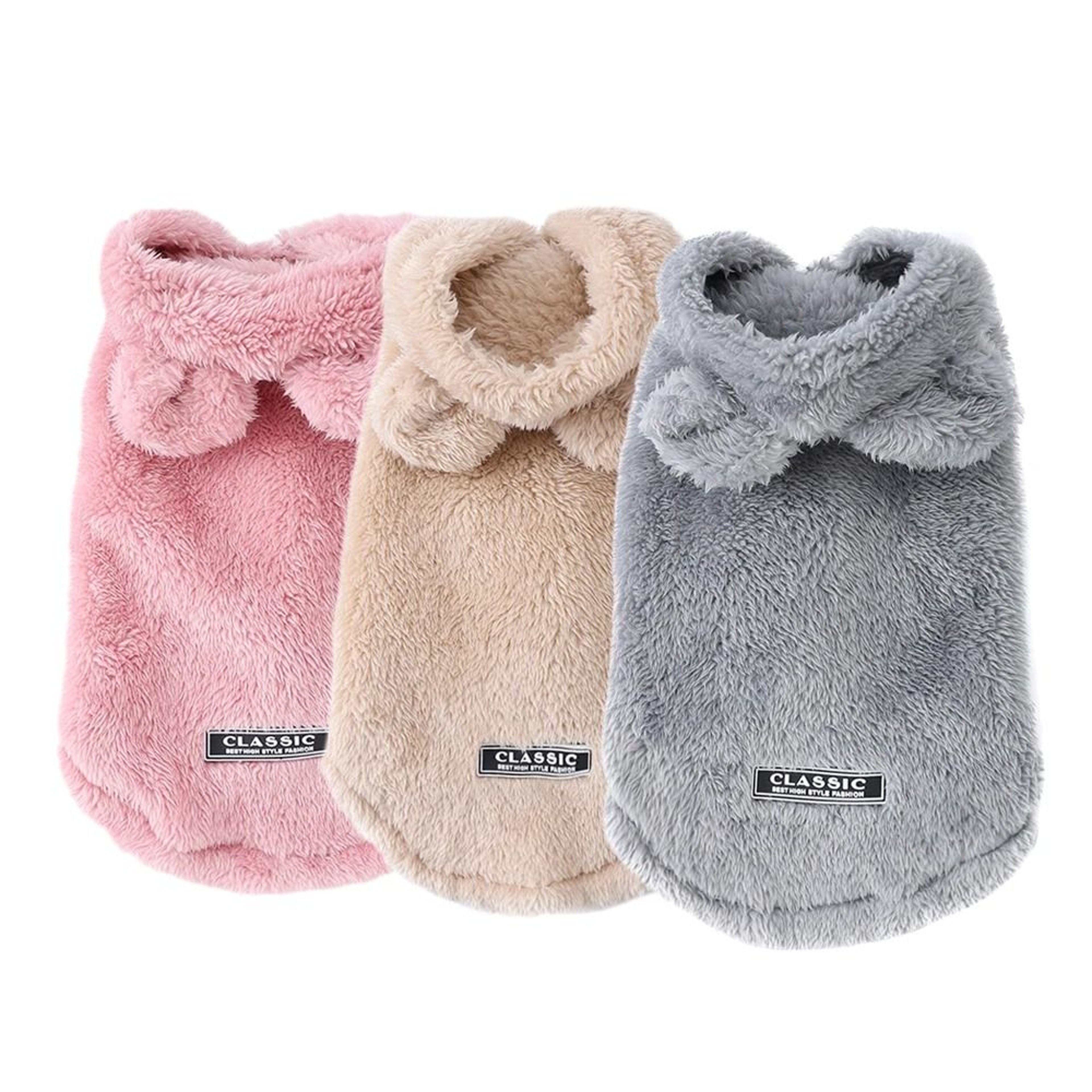 Winter Pet Puppy Hoodie Sweater Warm Fleece Dog Coat For Small And Medium Pets 1
