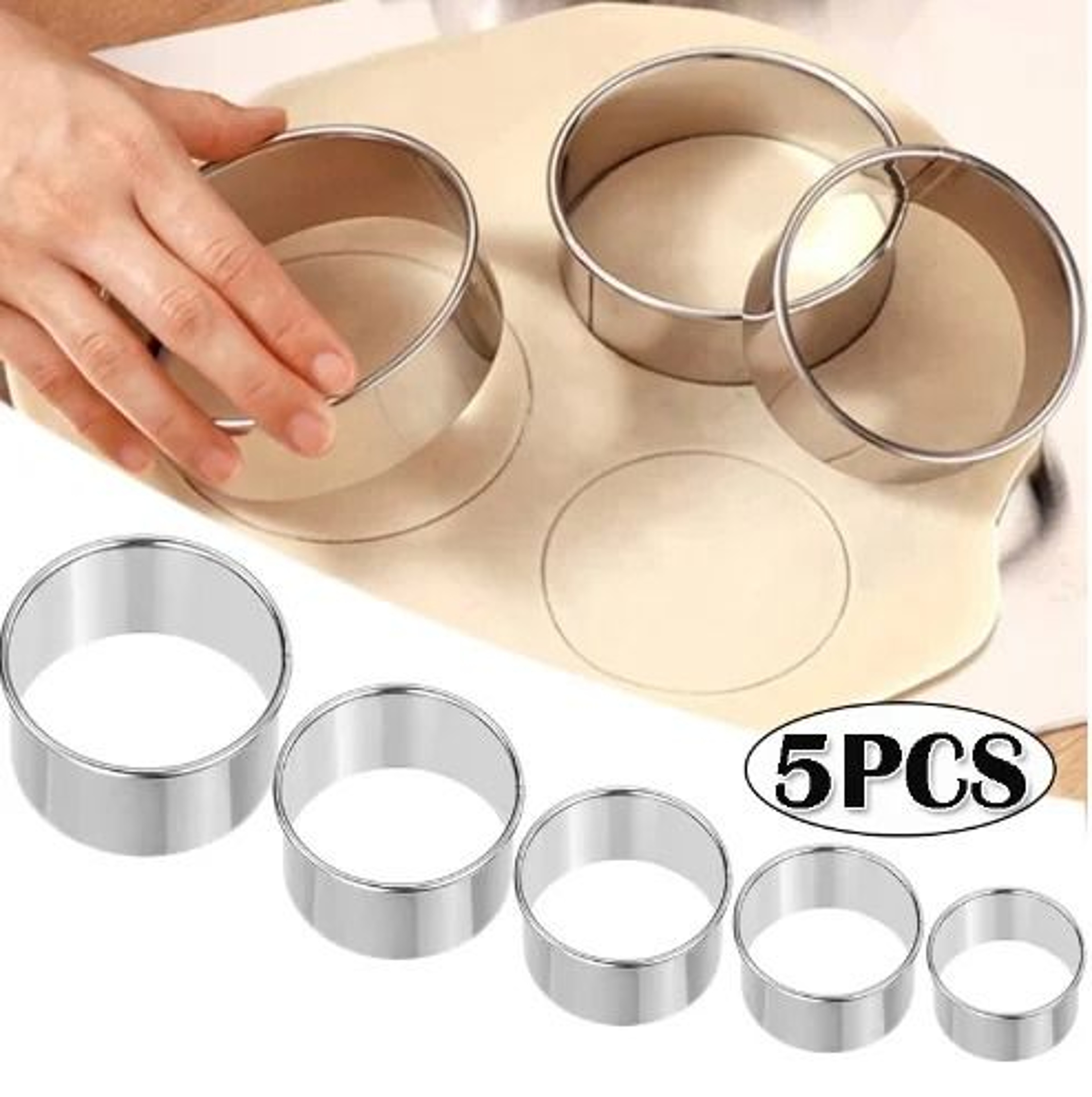 Stainless Steel Biscuit And Pastry Cutting Mold Set For Baking 0