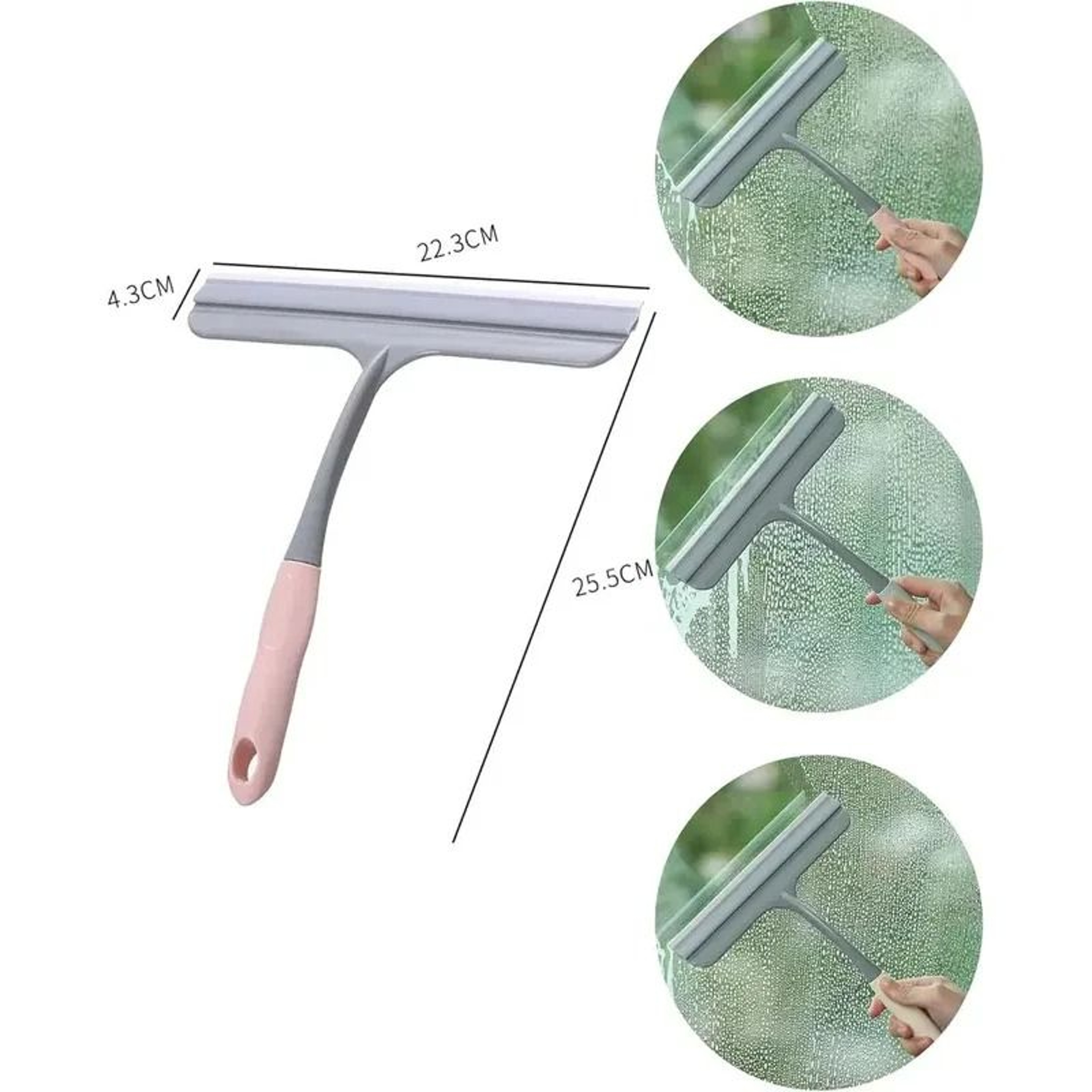 Shower Window Squeegee For Bathroom Doors And Glass Cleaning 2