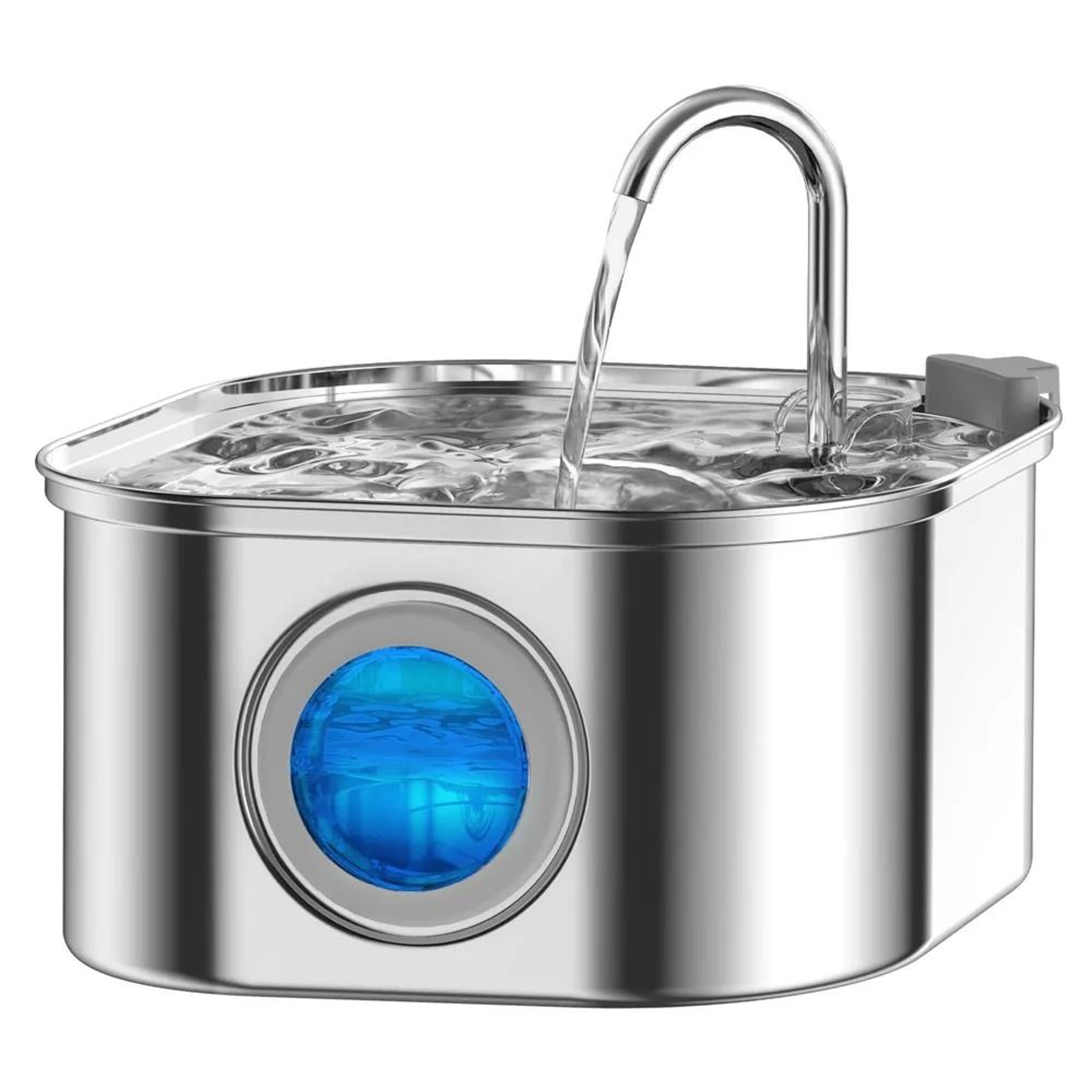 Stainless Steel Pet Water Feeder Auto Cat Fountain Smart Dog Water Dispenser 7